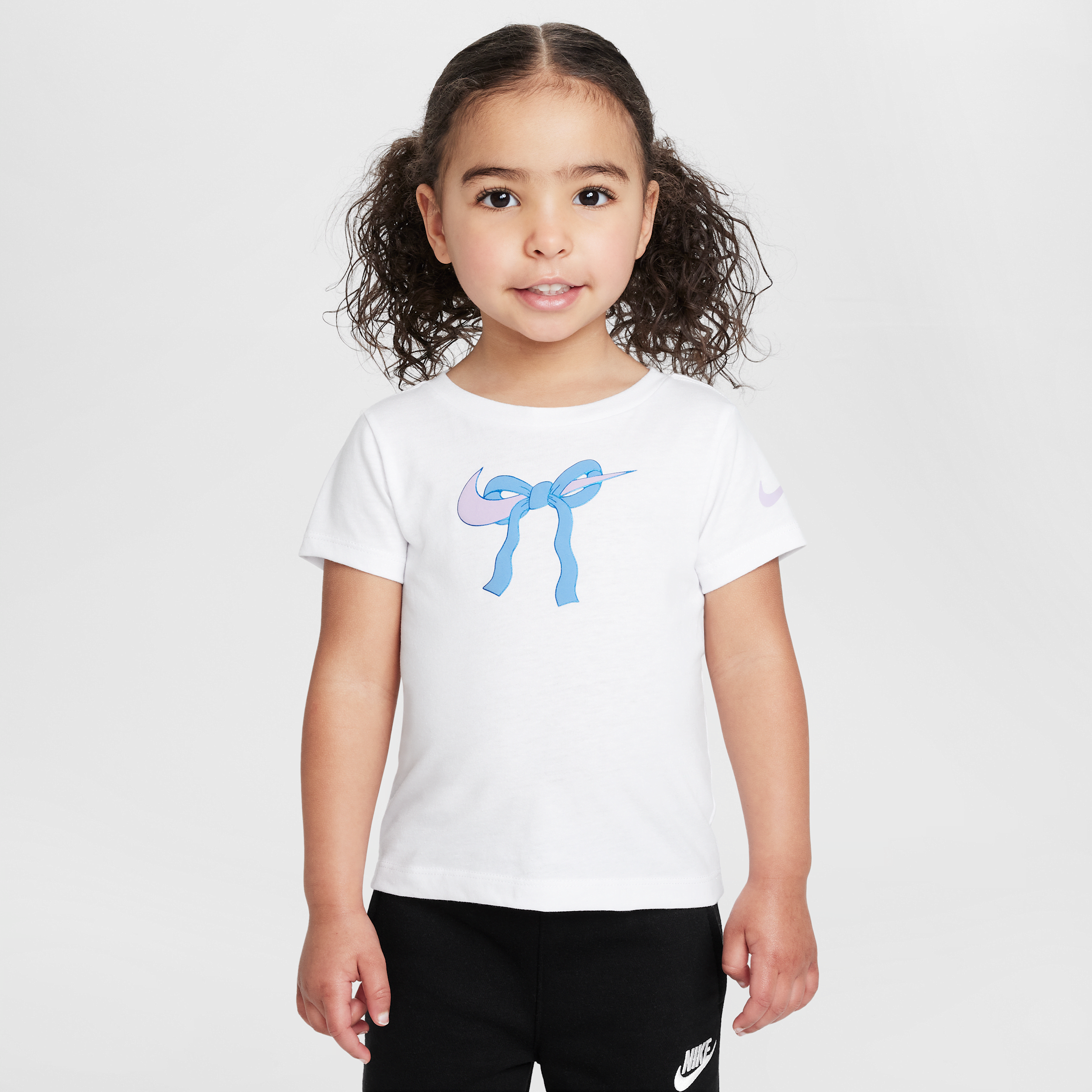 Nike Toddler Swoosh Ribbon T-shirt In White