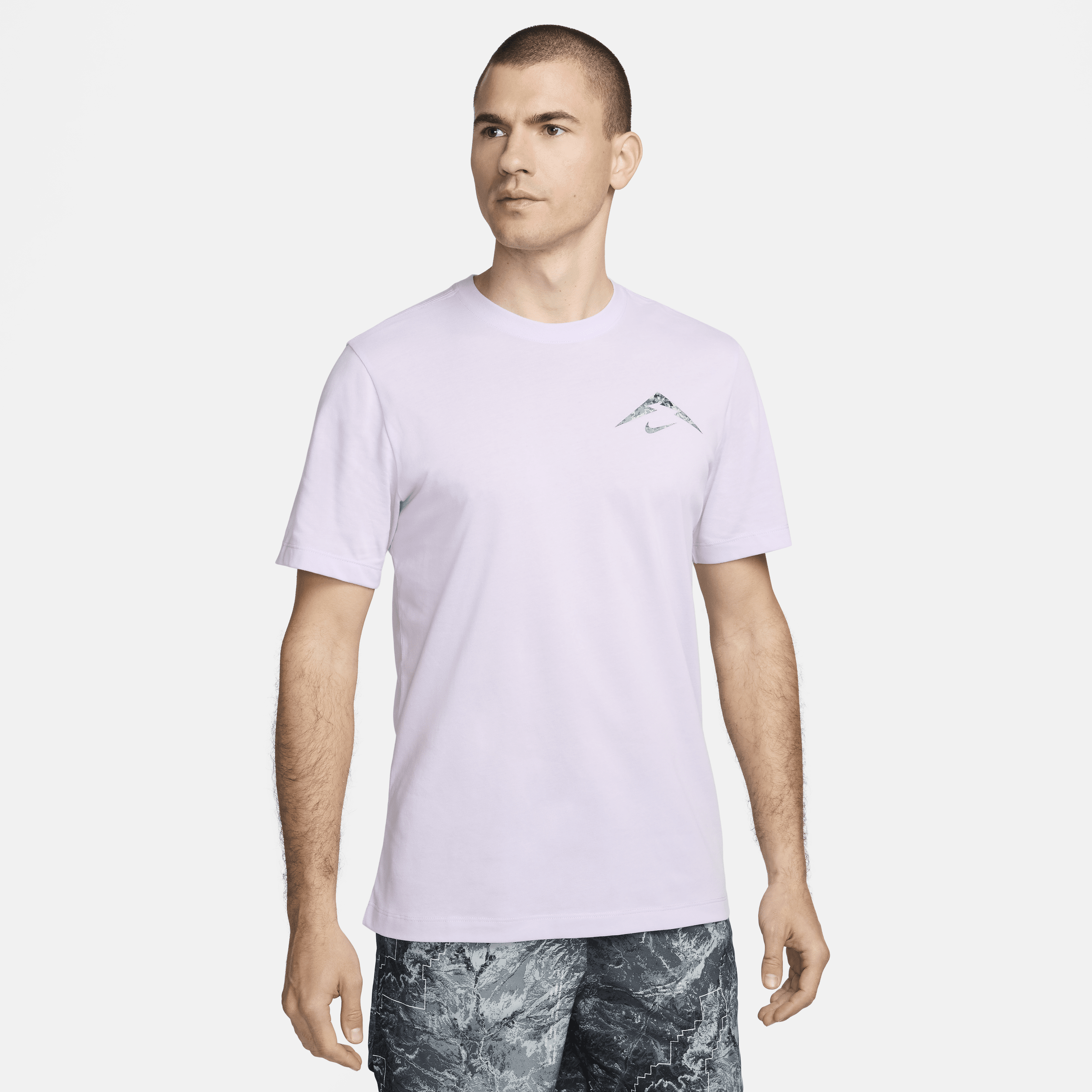 Shop Nike Men's Dri-fit Running T-shirt In Purple
