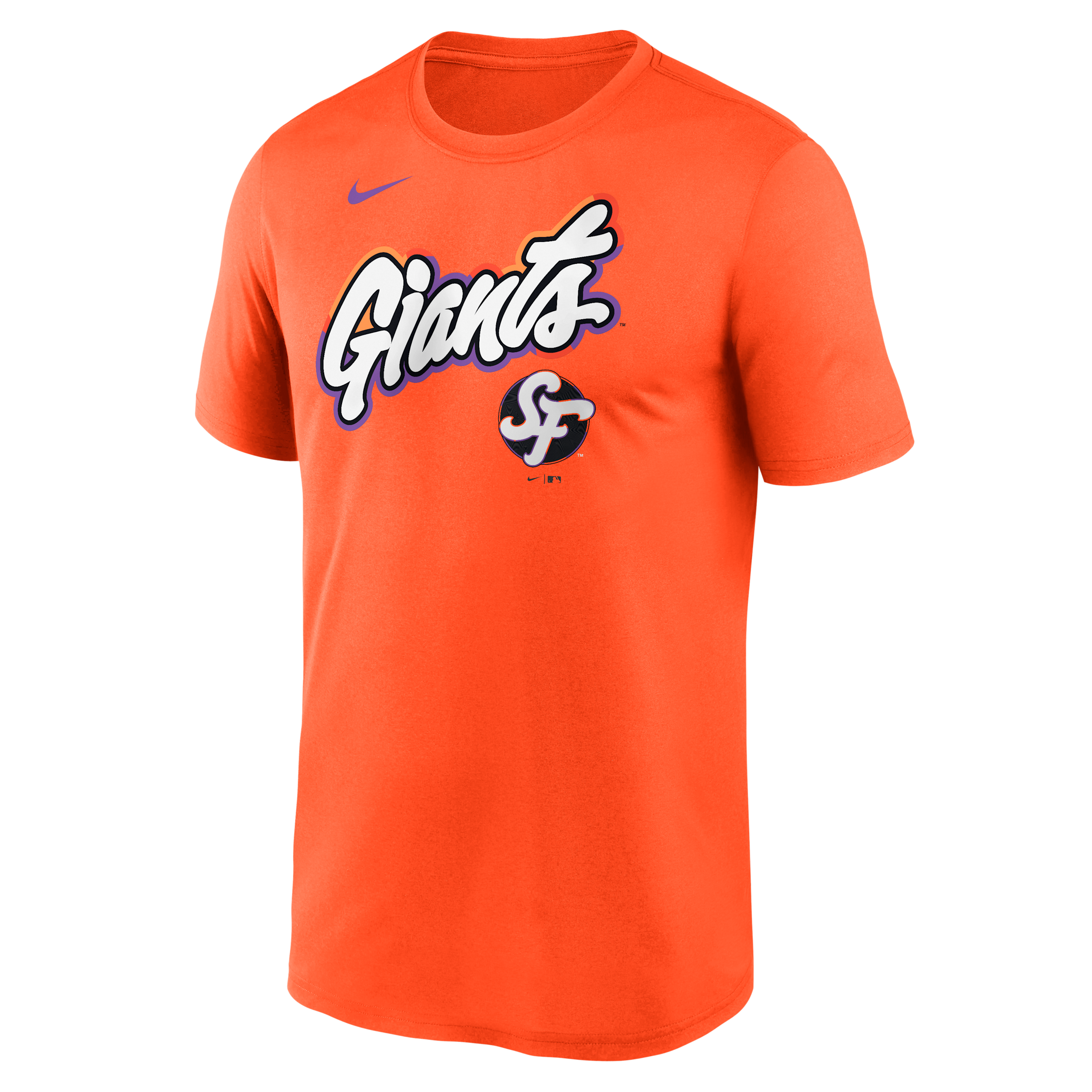 Nike Orange San Francisco Giants 2025 City Connect Team Phrase Legend Performance T-shirt In Orange