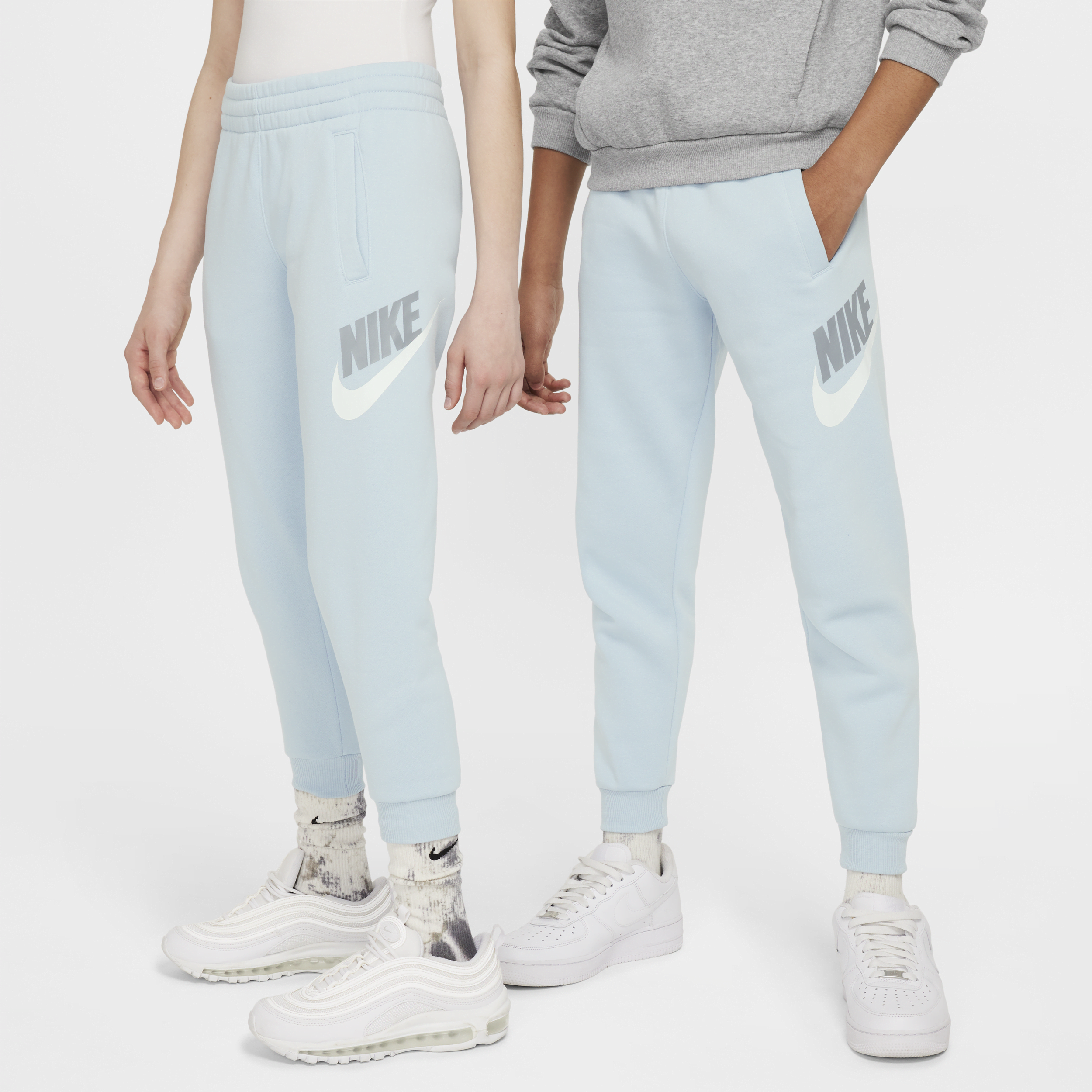 Shop Nike Club Fleece Big Kids' Jogger Pants In Blue