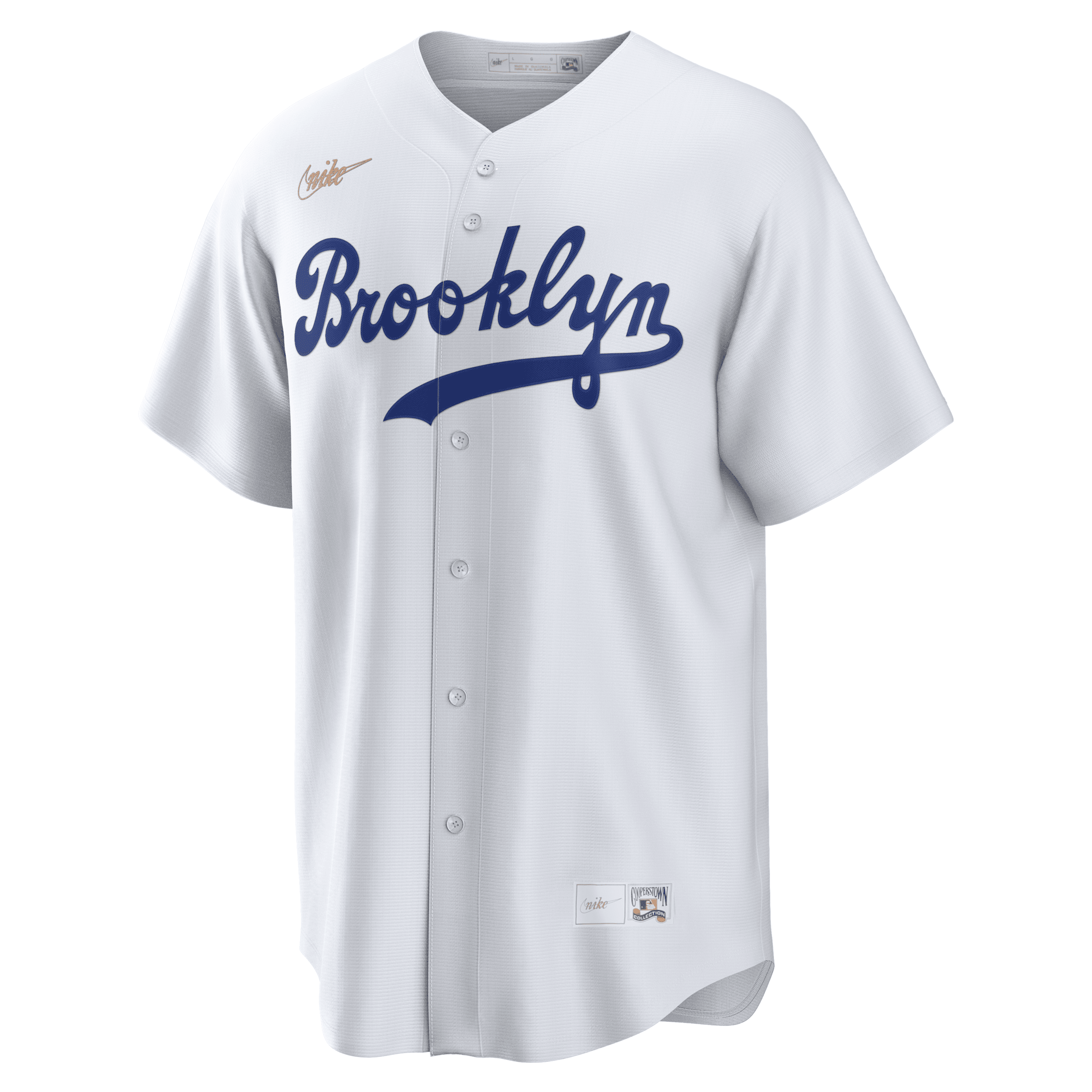 Nike Men's MLB Los Angeles Dodgers (Jackie Robinson) Cooperstown Baseball Jersey in White | C267KBWWQBK-UCP