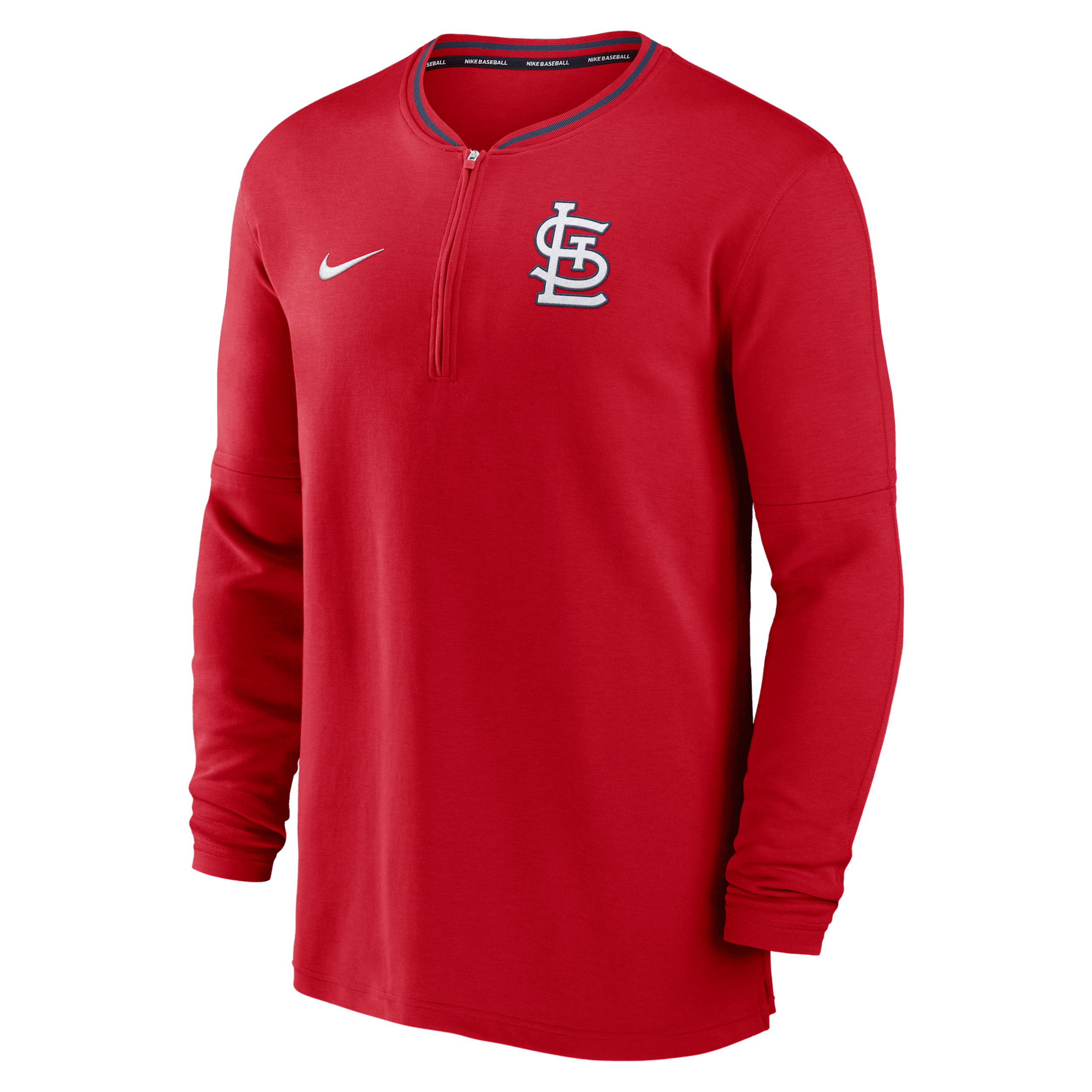Nike Men's Red St. Louis Cardinals Authentic Collection Performance Half-zip Top