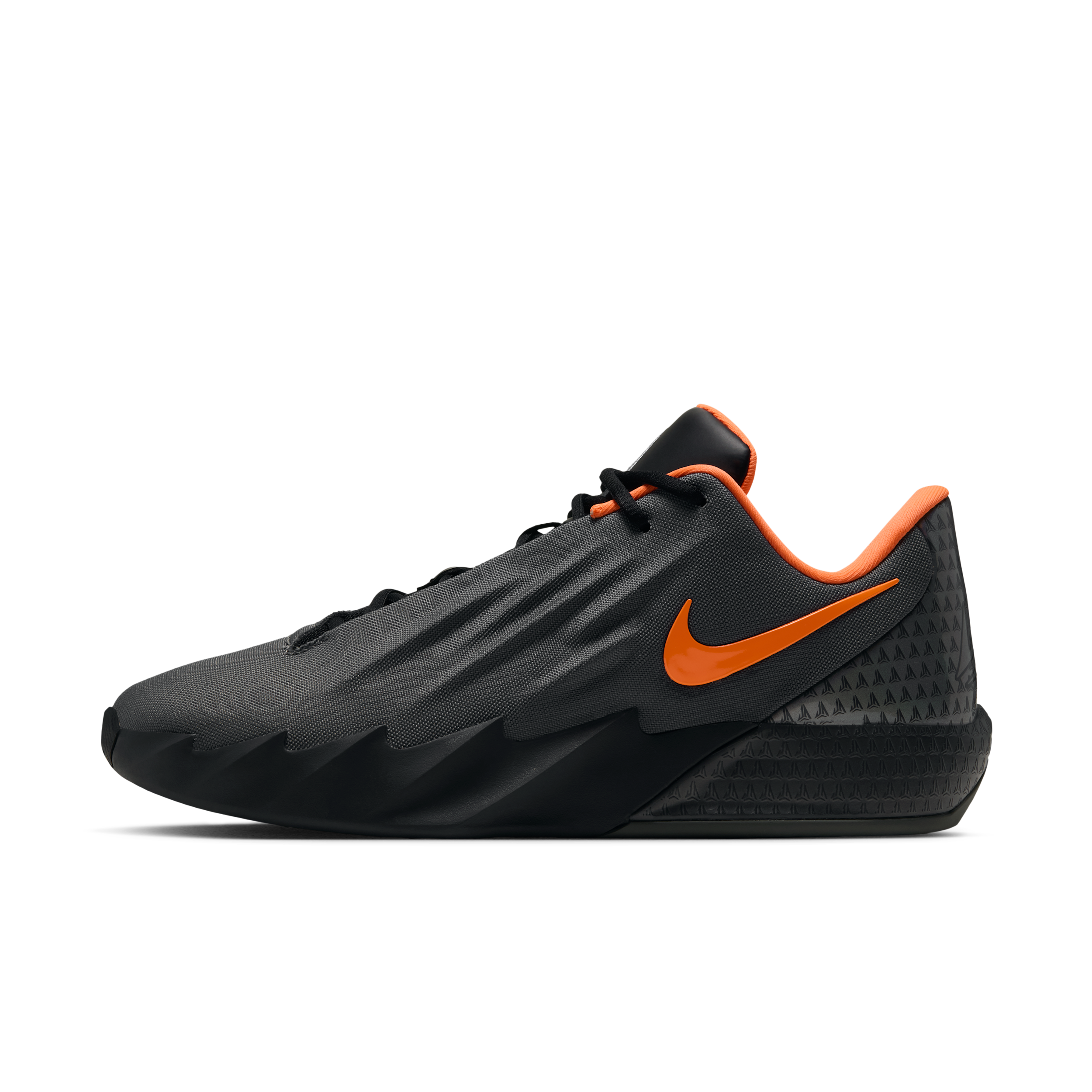 Nike Ja Twelve Time Basketball Shoes, Men's, M13/W14.5, Black/Total Orange-Iron Grey