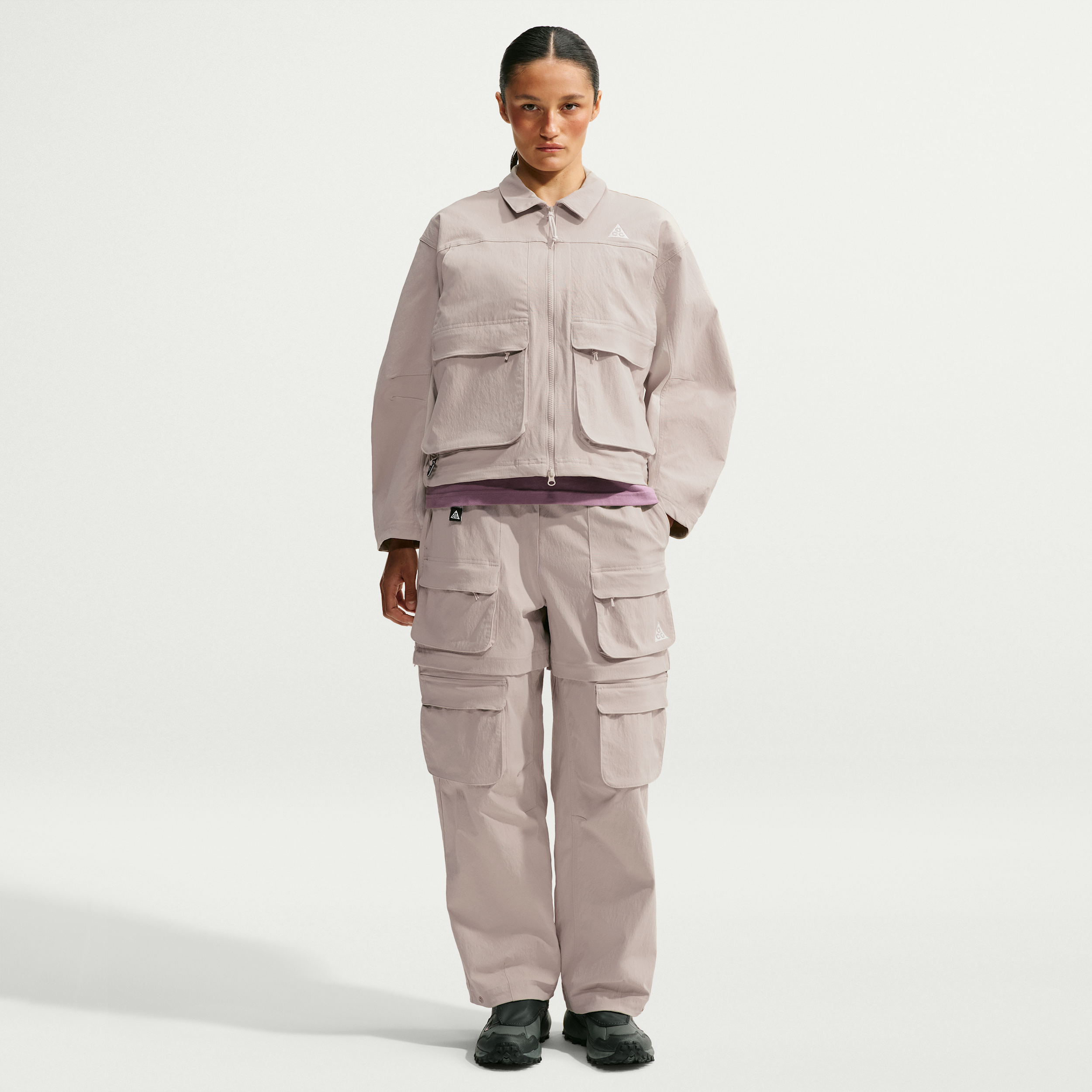 Women's Nike ACG Smith Summit Zip-off Pants in Brown | HV6391-236