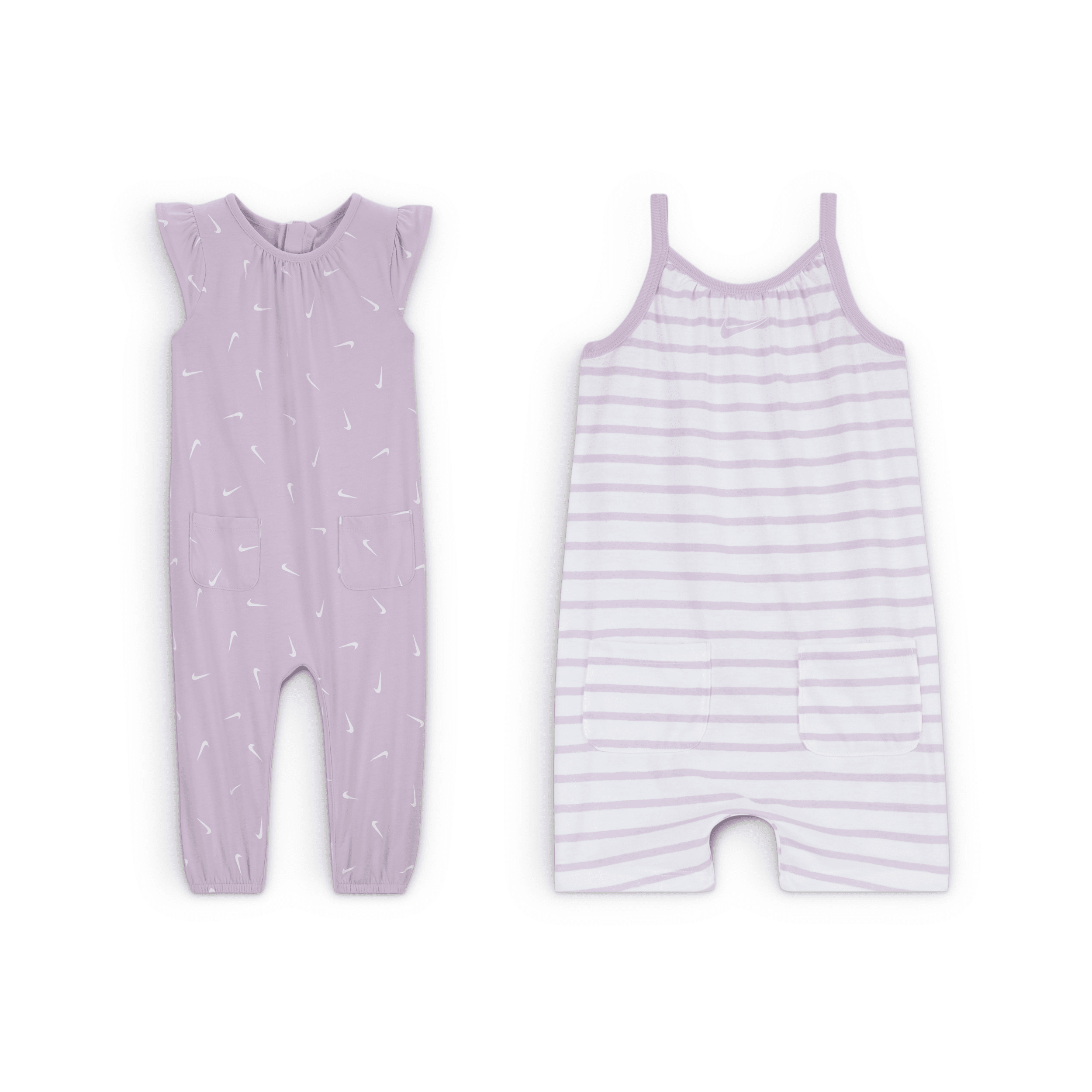 Nike Essentials Baby (12-24m) 2-pack Romper Set In Pink