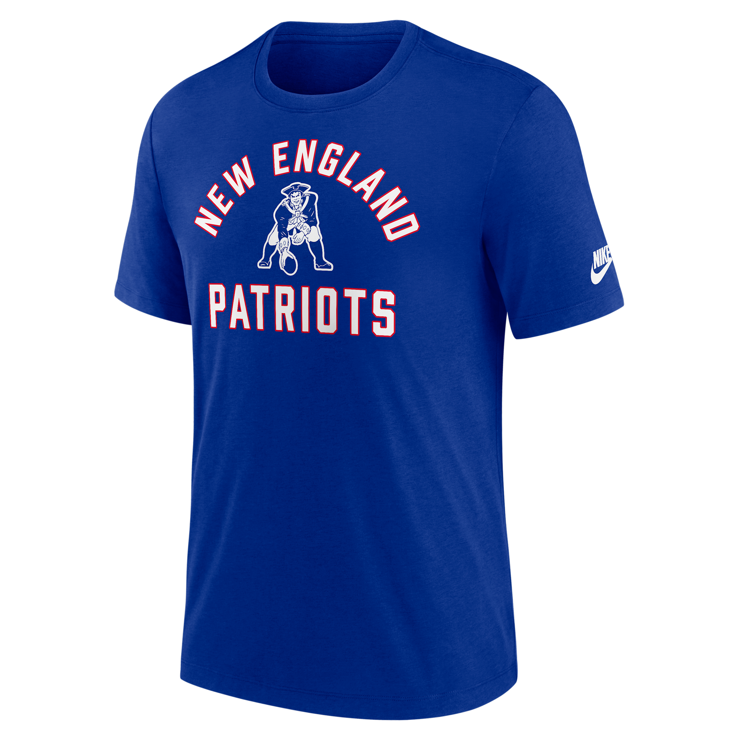 Nike Royal New England Patriots Favorable Timeline Tri-blend T-shirt In Blue