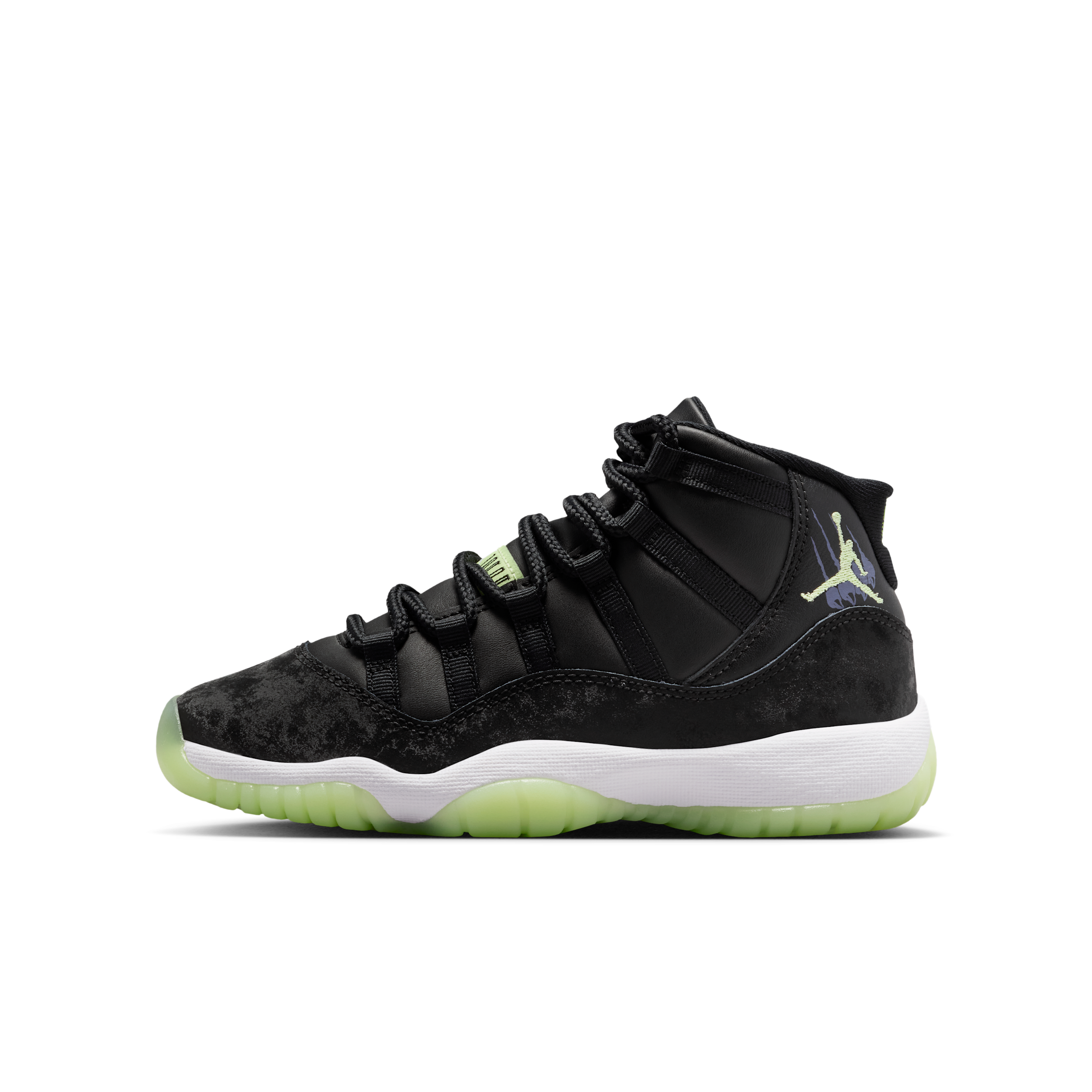 Jordan Air 11 Retro Big Kids' Shoes In Animal Print