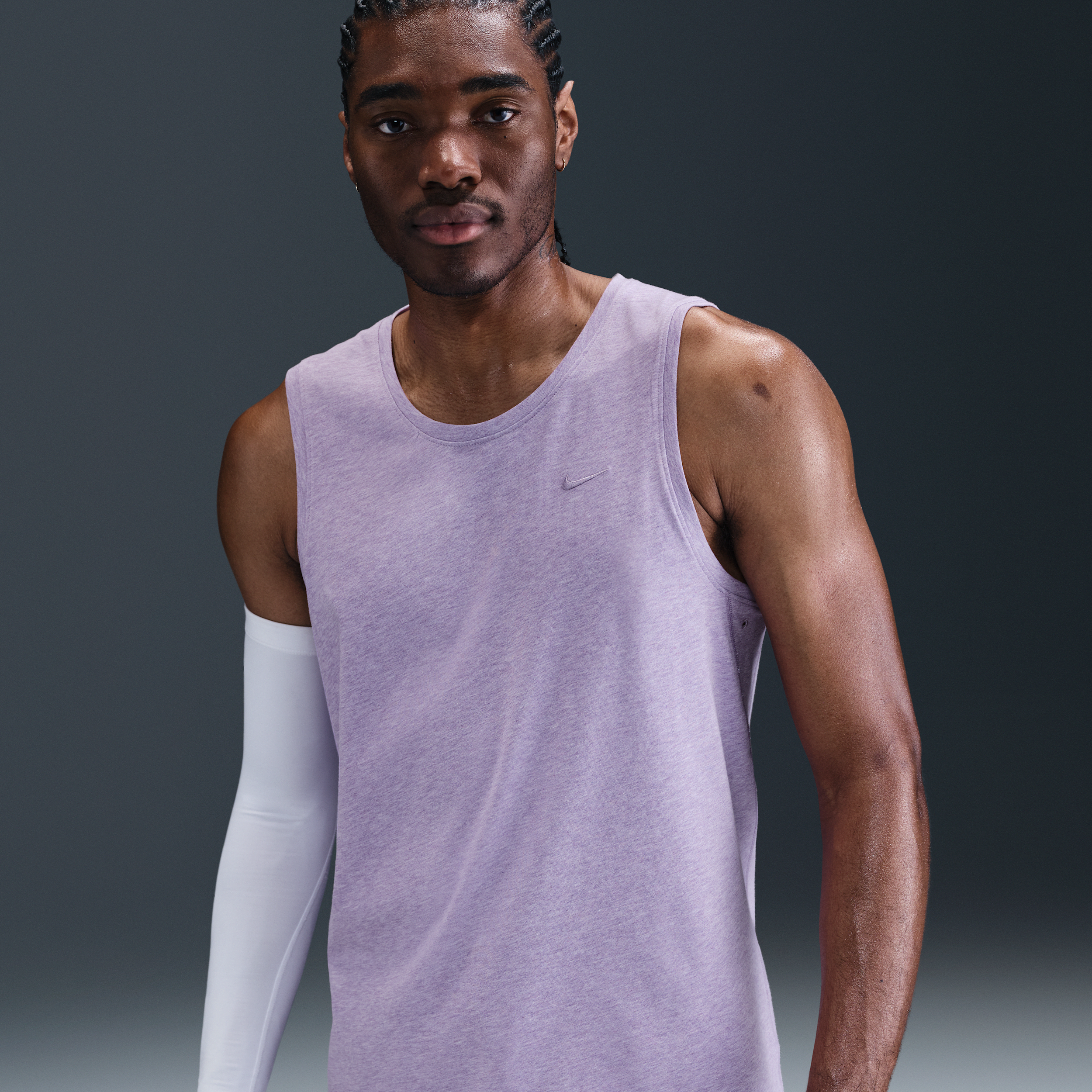 Nike Men's Primary Dri-fit Versatile Tank Top In Purple
