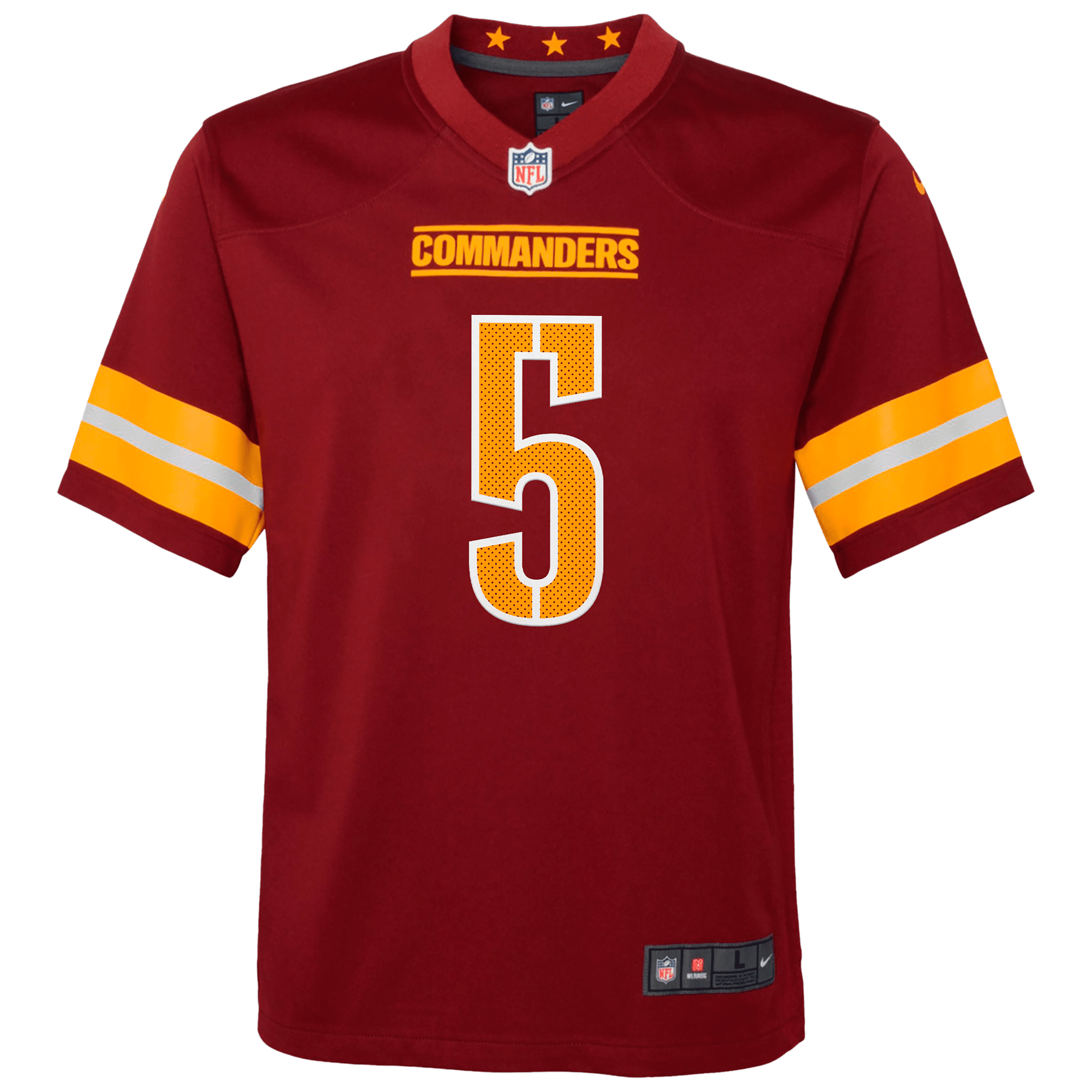 Nike Big Boys and Girls Jayden Daniels Burgundy Washington Commanders 2024 Nfl Draft First Round Pick Player Game Jersey - Burgundy