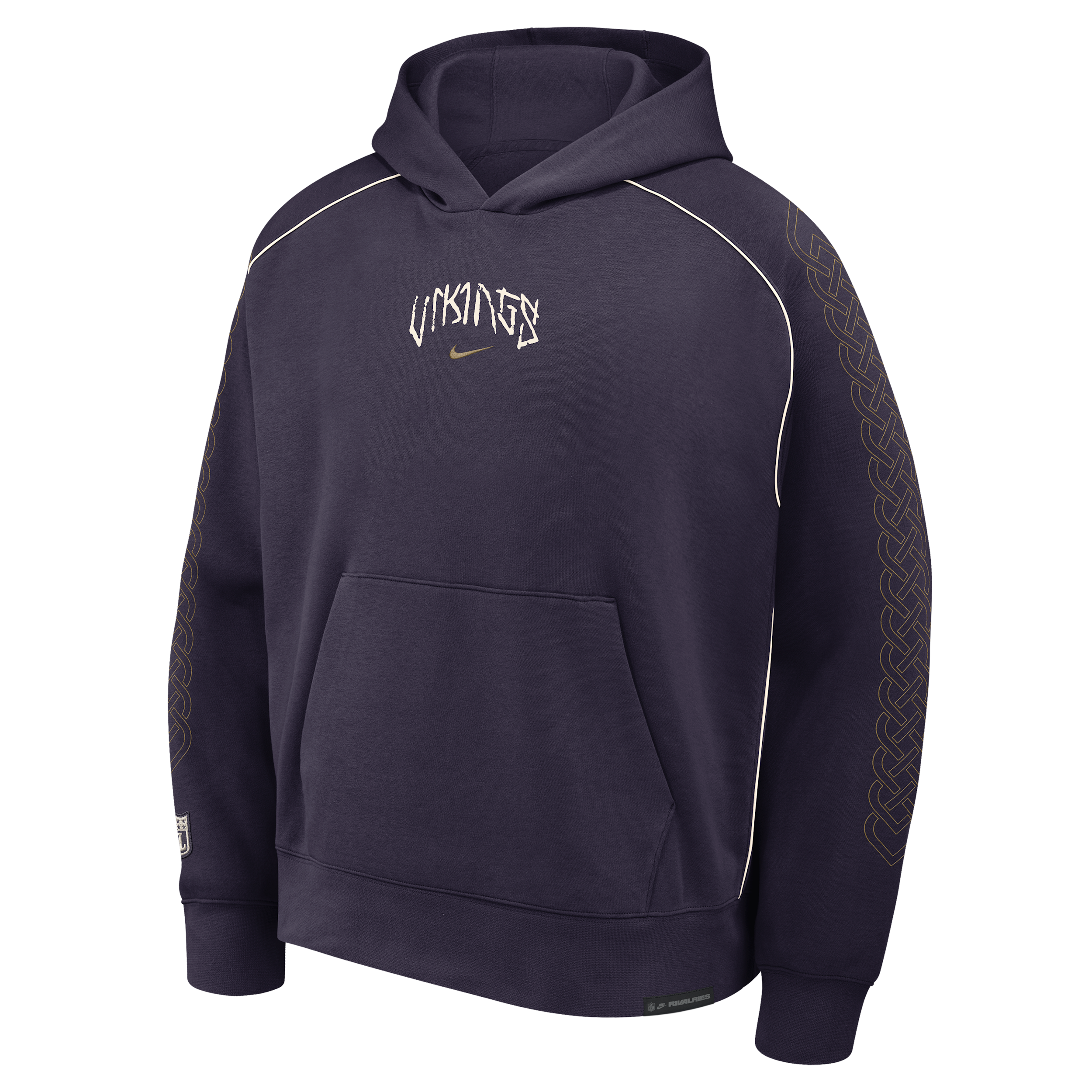 Nike Men's Purple/ Cream Minnesota Vikings 2026 Rivalries Collection Air Pullover Hoodie - Purple, Cream