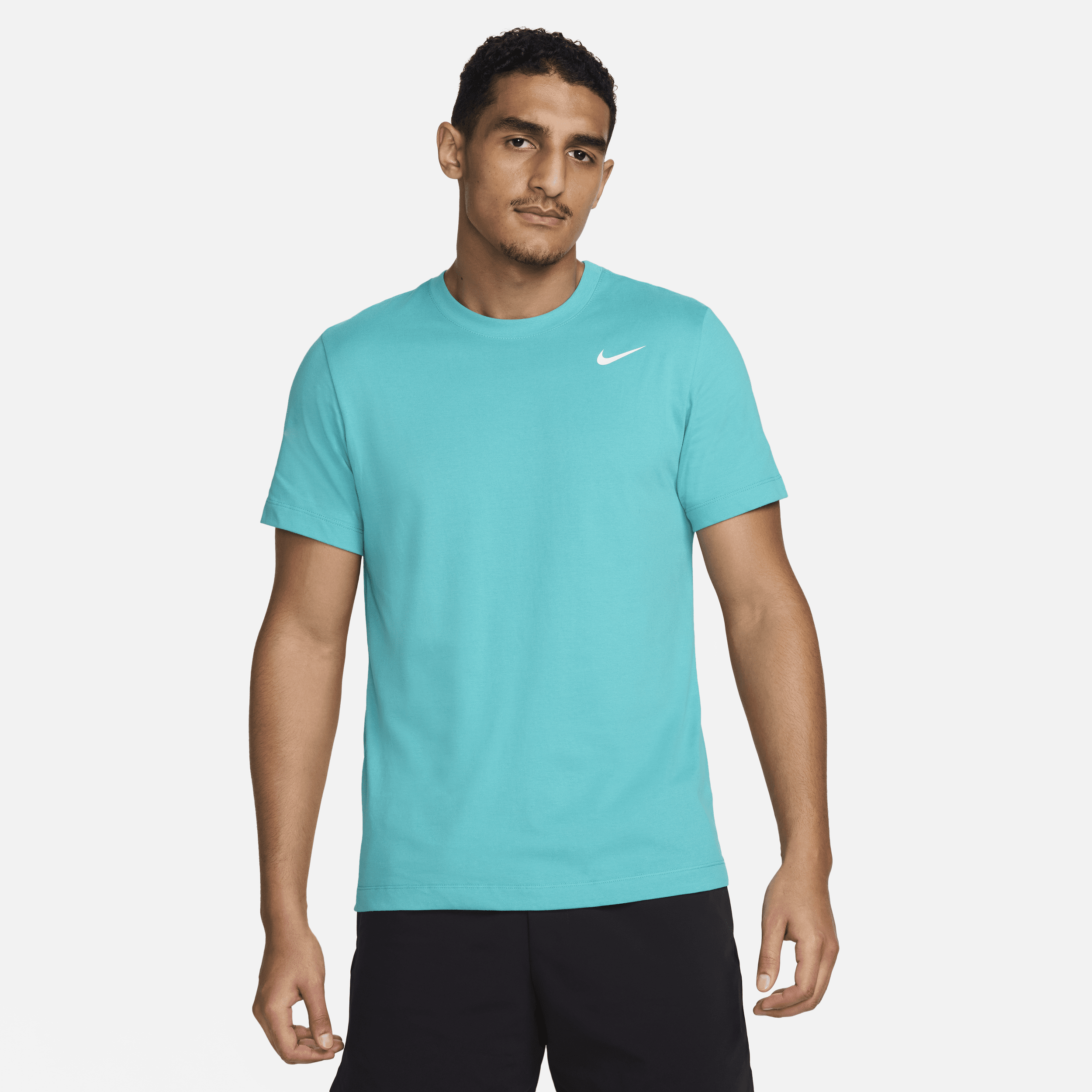 Shop Nike Men's Dri-fit Fitness T-shirt In Green