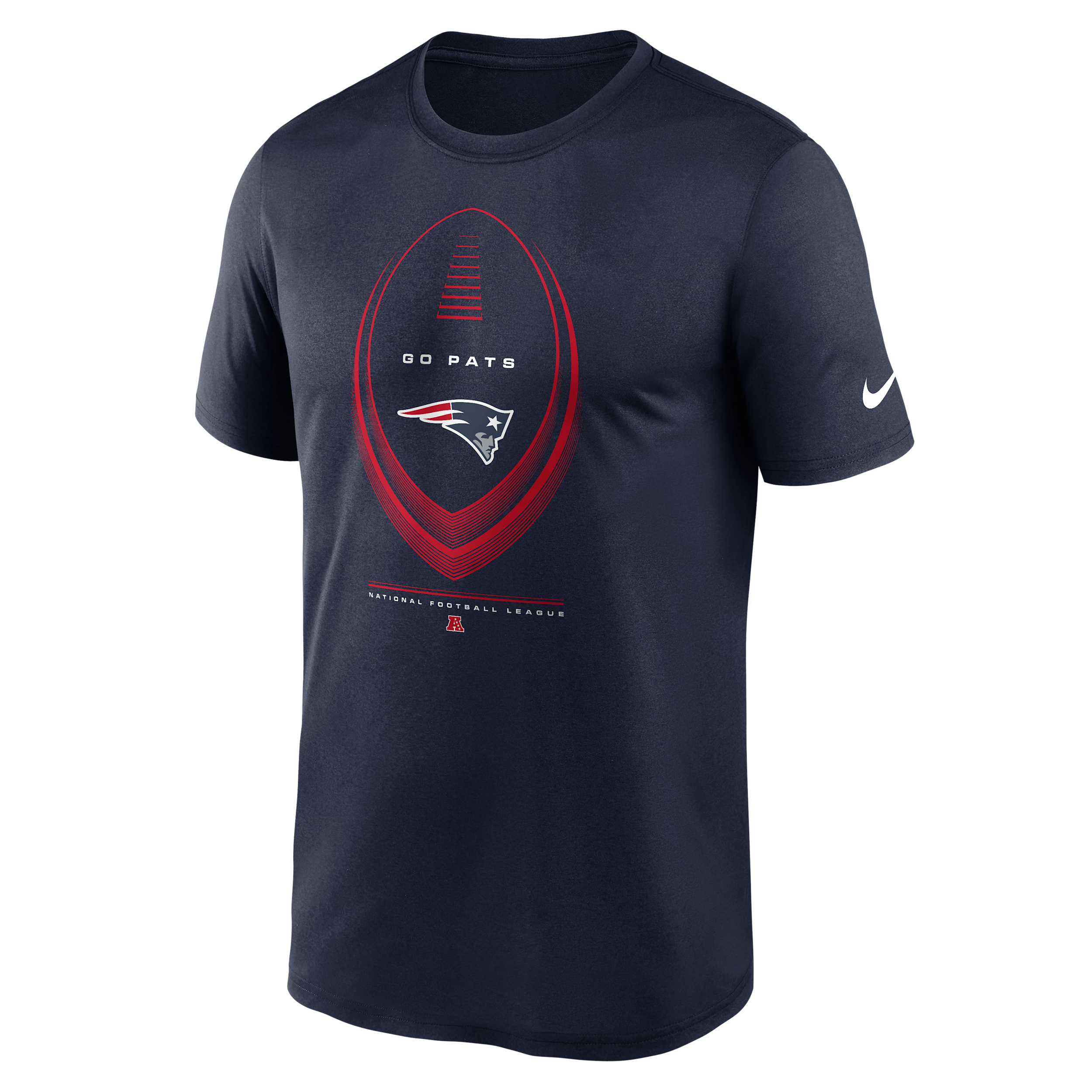 New England Patriots Legend Icon Nike Men's Dri-FIT NFL T-Shirt in Blue | NKGK41S8K-NDB