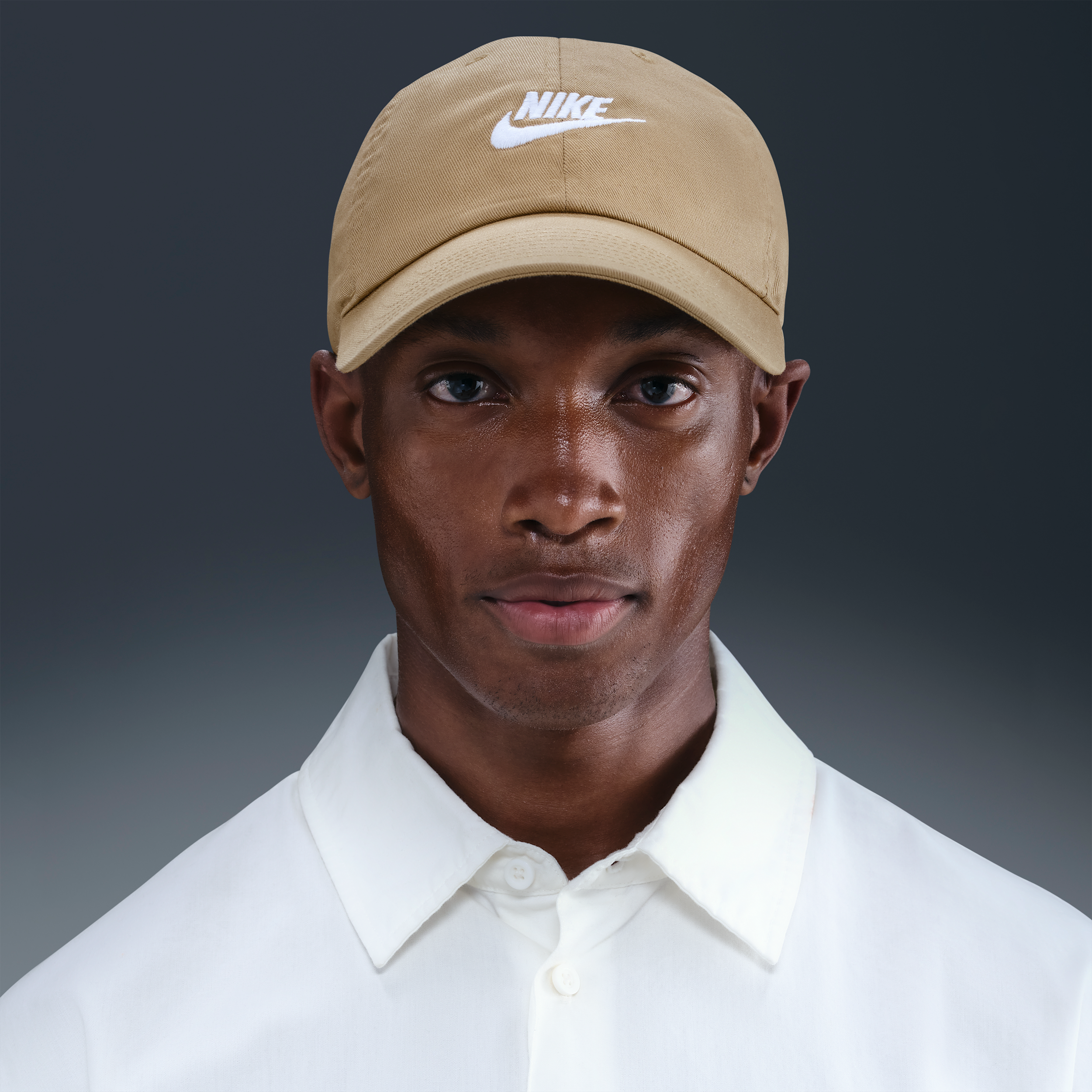 Nike Unisex Club Unstructured Futura Wash Cap In Brown