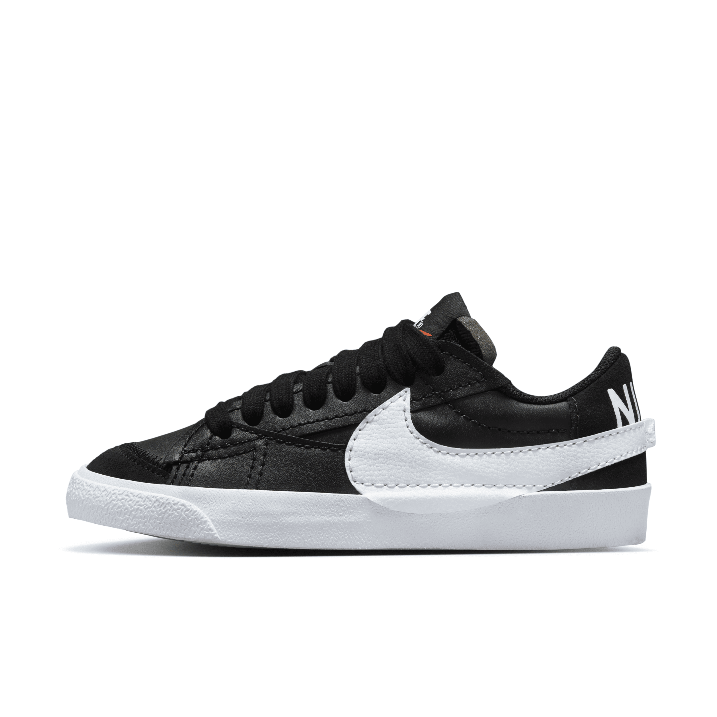 Nike Women's Blazer Low '77 Jumbo Shoes In Black