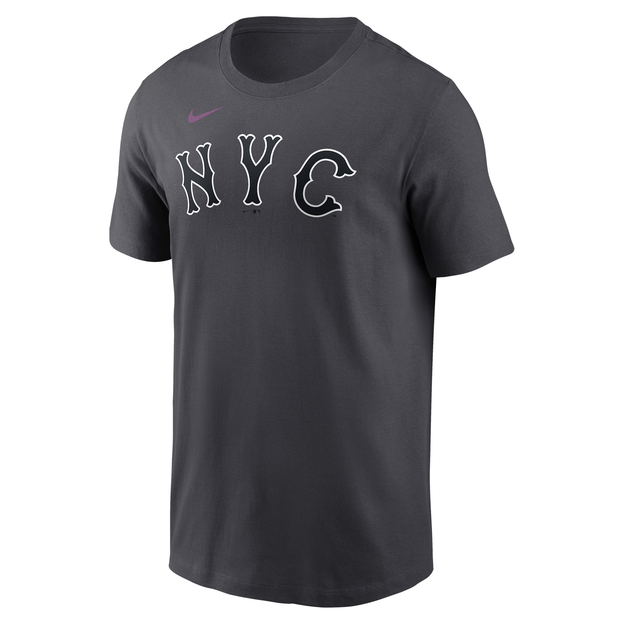 Nike Men's Juan Soto Anthracite New York Mets City Connect Name Number T-Shirt - Anthracite