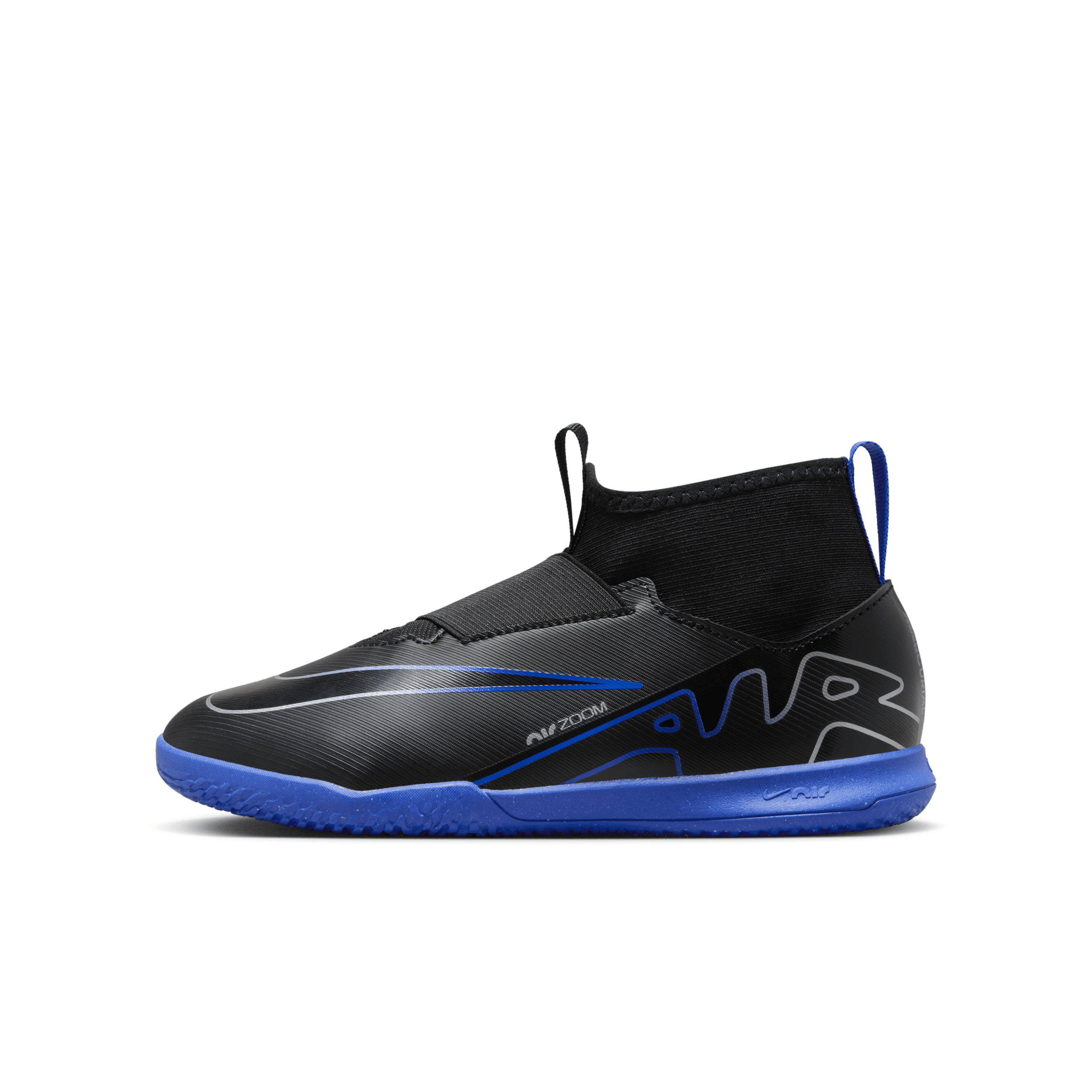 Nike Jr. Mercurial Superfly 9 Academy Little/big Kids' Indoor/court High-top Soccer Shoes In Black