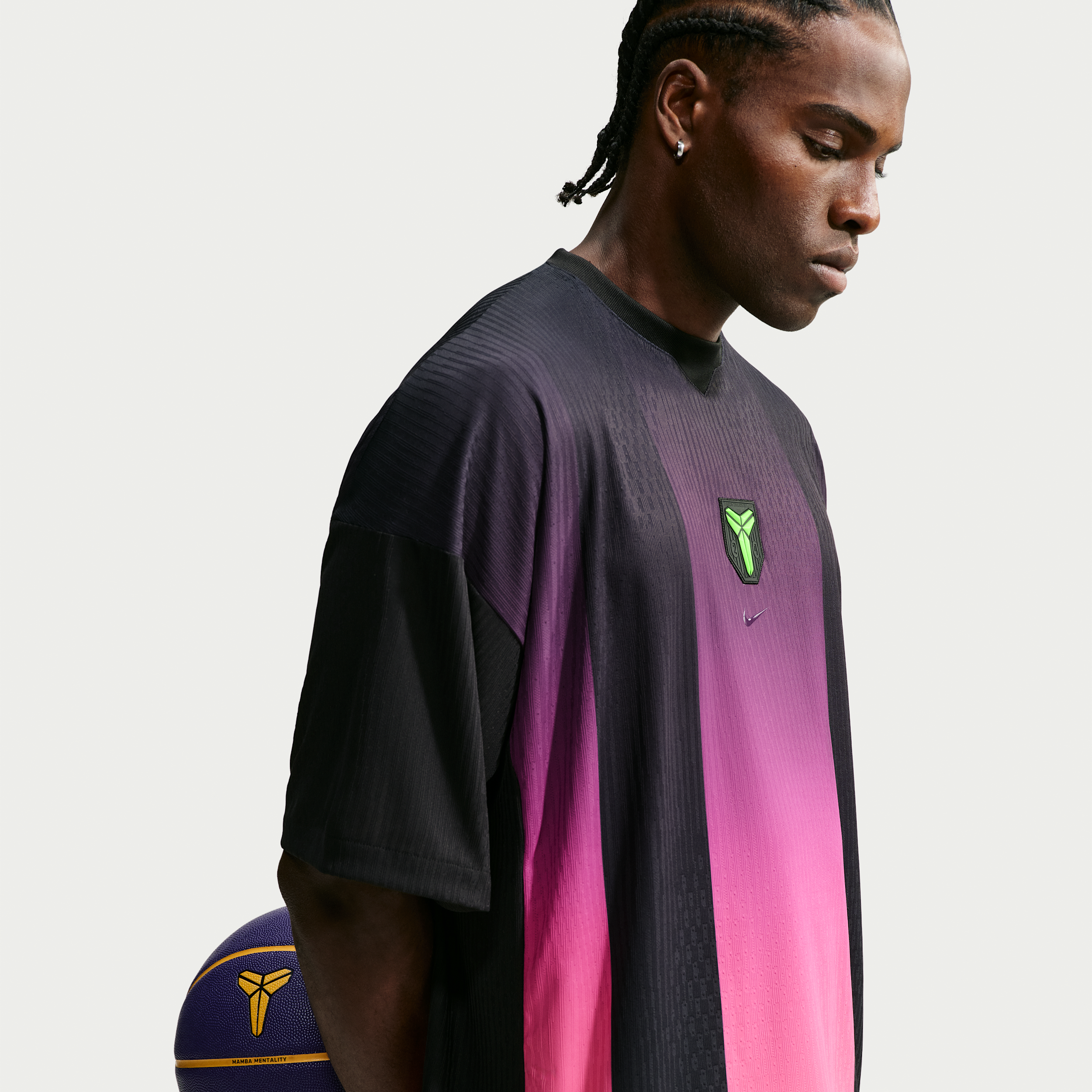 Nike Men's Kobe Mambacurial Soccer Jersey in Black | IM9546-010