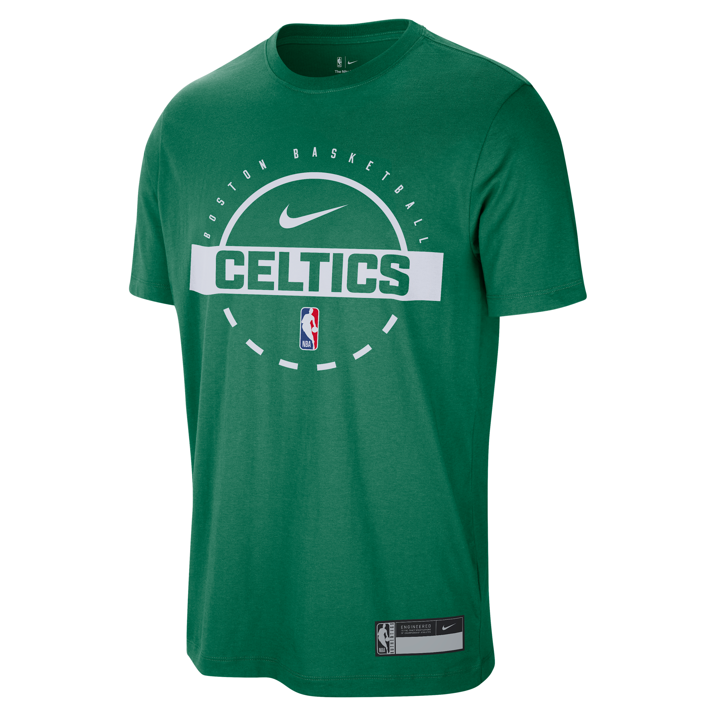 Nike Boston Celtics Authentics  Men's Dri-fit Nba Practice T-shirt In Green