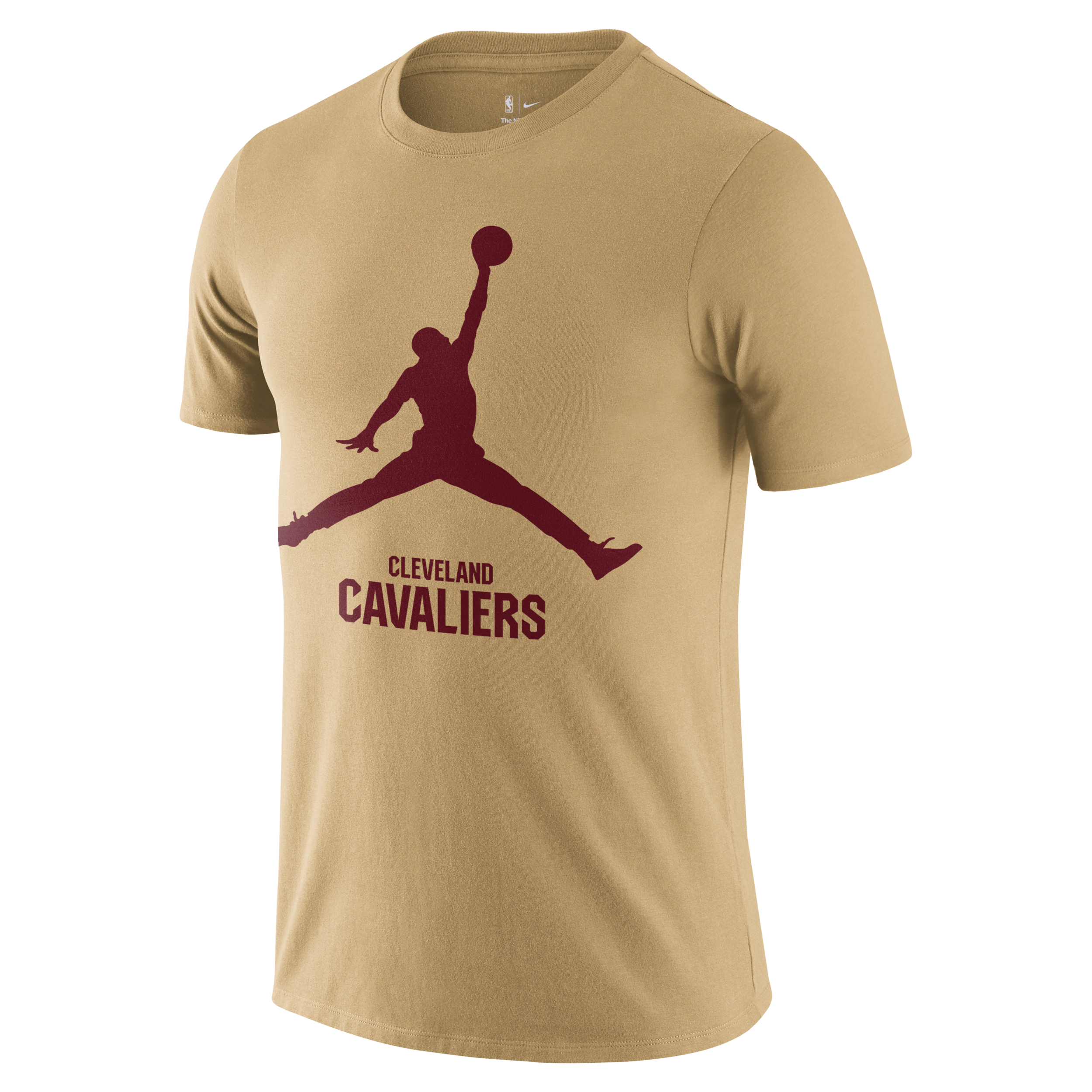 Shop Jordan Men's Cleveland Cavaliers Essential  Nba T-shirt In Brown
