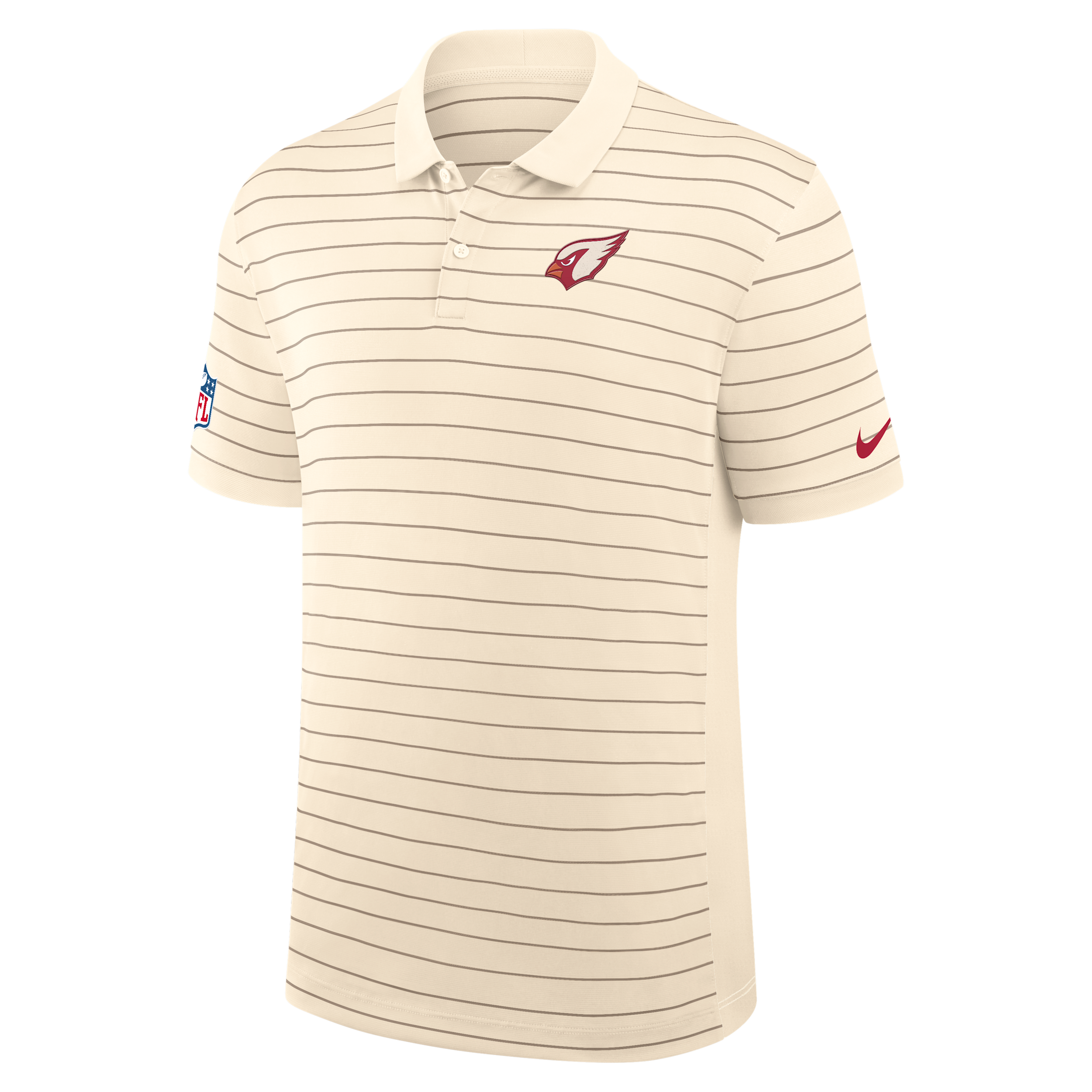 Arizona Cardinals Rivalries Collection Sideline Victory Striped Nike Men's Dri-FIT NFL Polo in Brown | 03BG0DTU9C-5U0