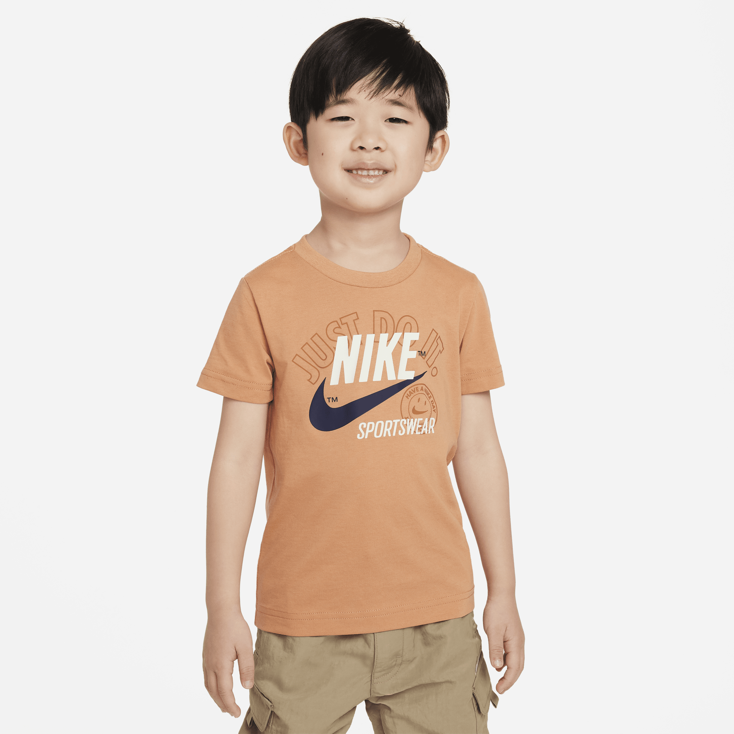 Shop Nike Retro Sportswear Toddler Graphic T-shirt In Brown