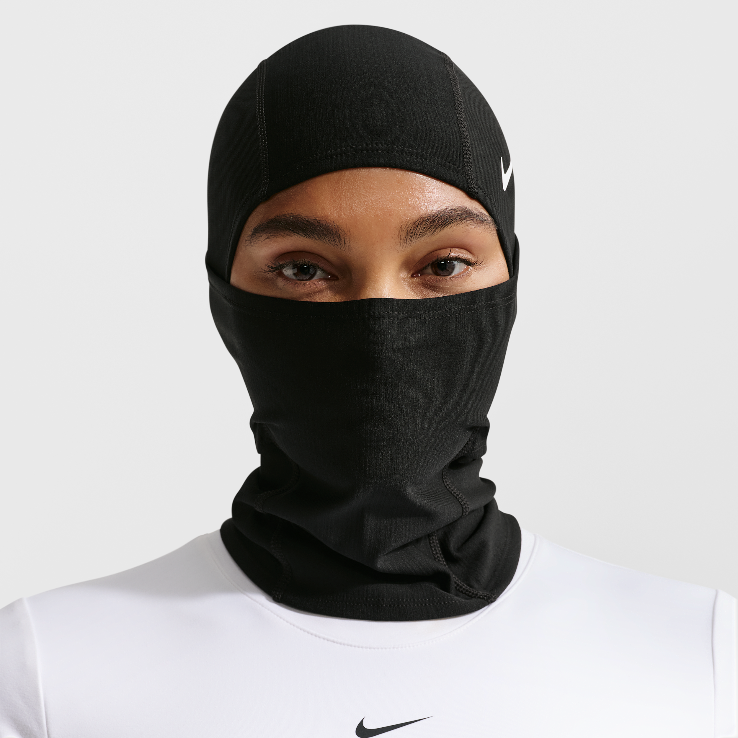 Unisex Nike Pro Hyperwarm Hood in Black | NHK63-058