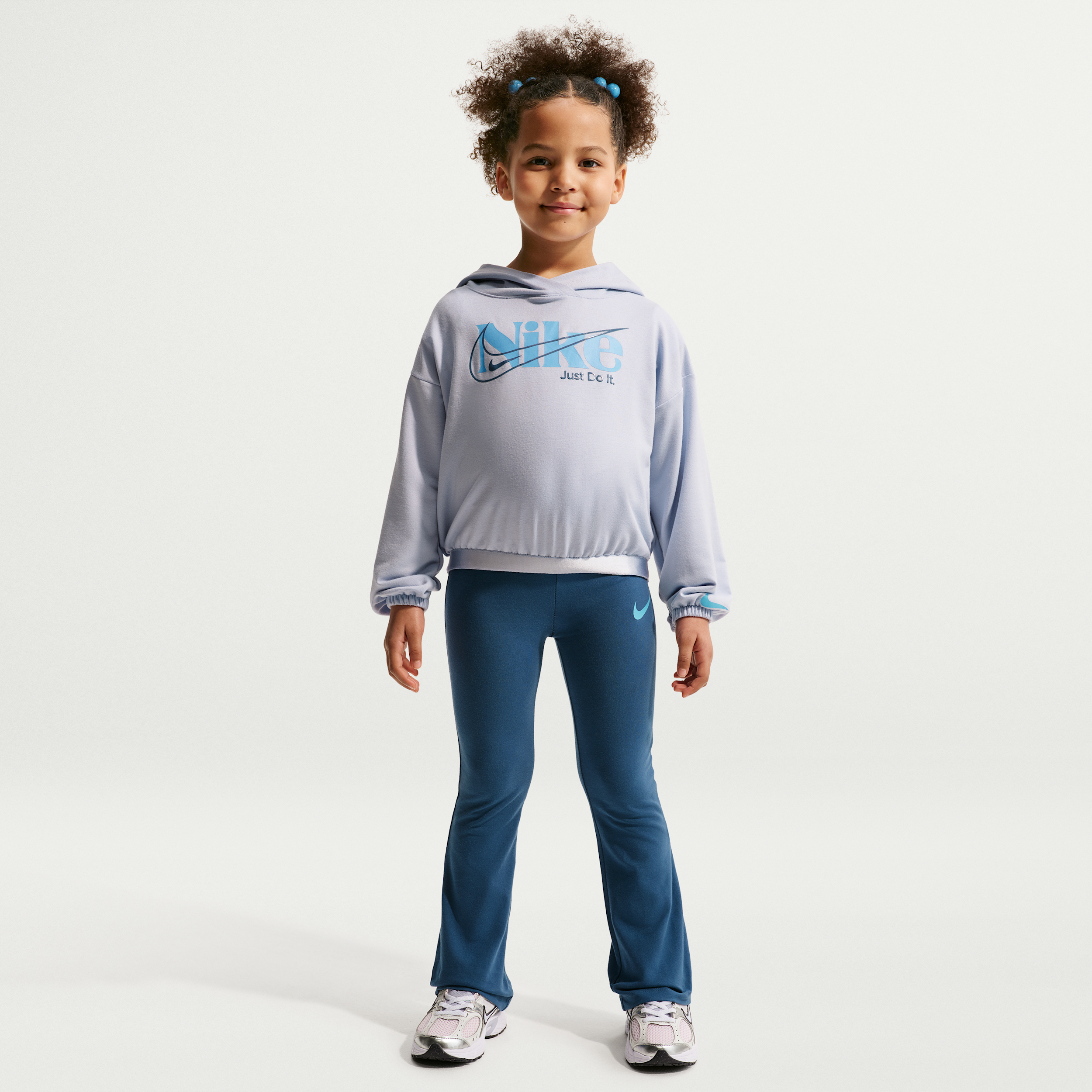 Nike Move With Nature Little Kids' 2-Piece Leggings Set in Blue | 36N686-C54