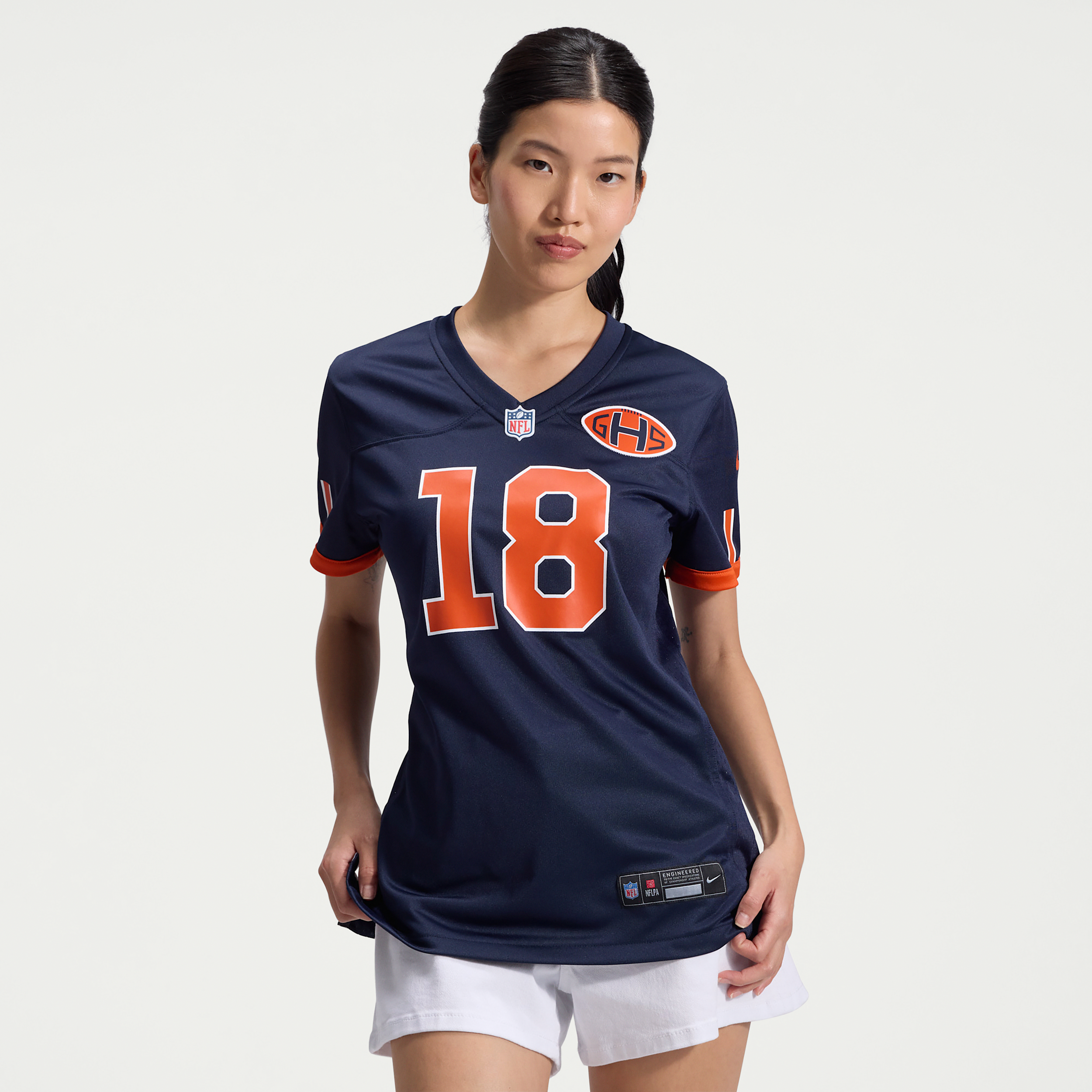 Caleb Williams Chicago Bears Rivalries Collection Nike Women's NFL Game Jersey in Blue | 67NW0JFJ7QF-3A8