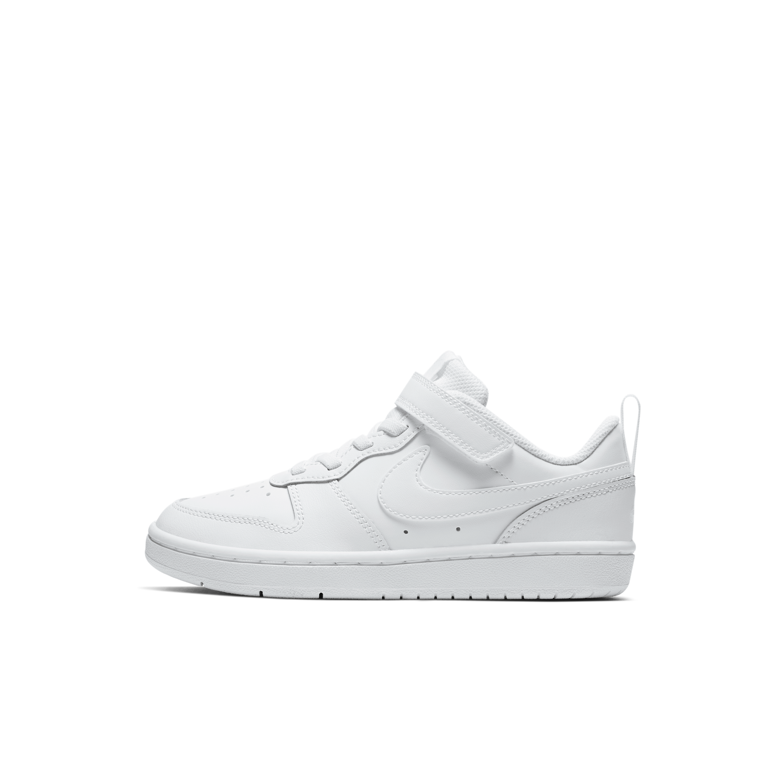 Nike Court Borough Low 2 Little Kids' Shoes in White | BQ5451-100