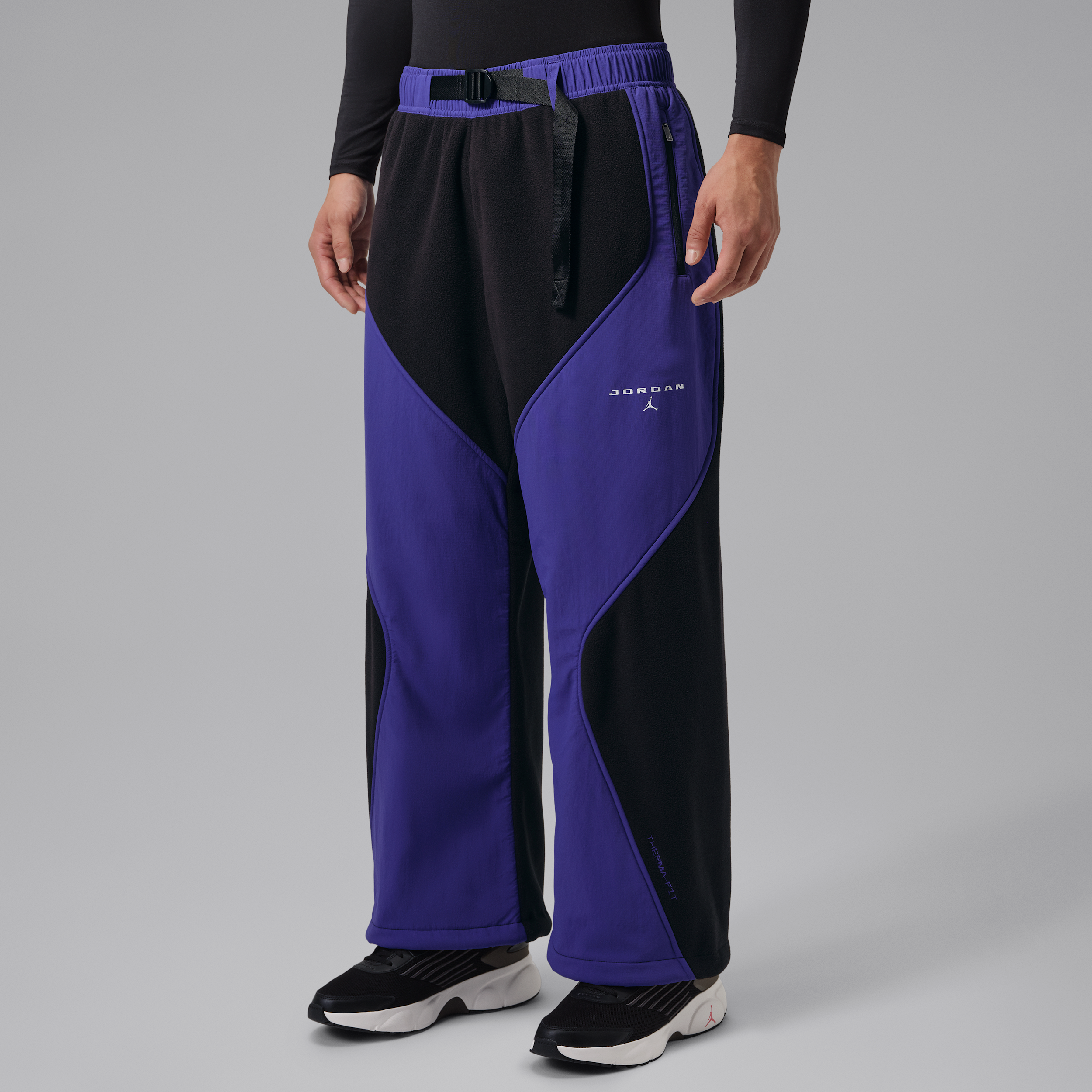 Men's Jordan Flight Mountainside Fleece Pants in Black | IM9892-010