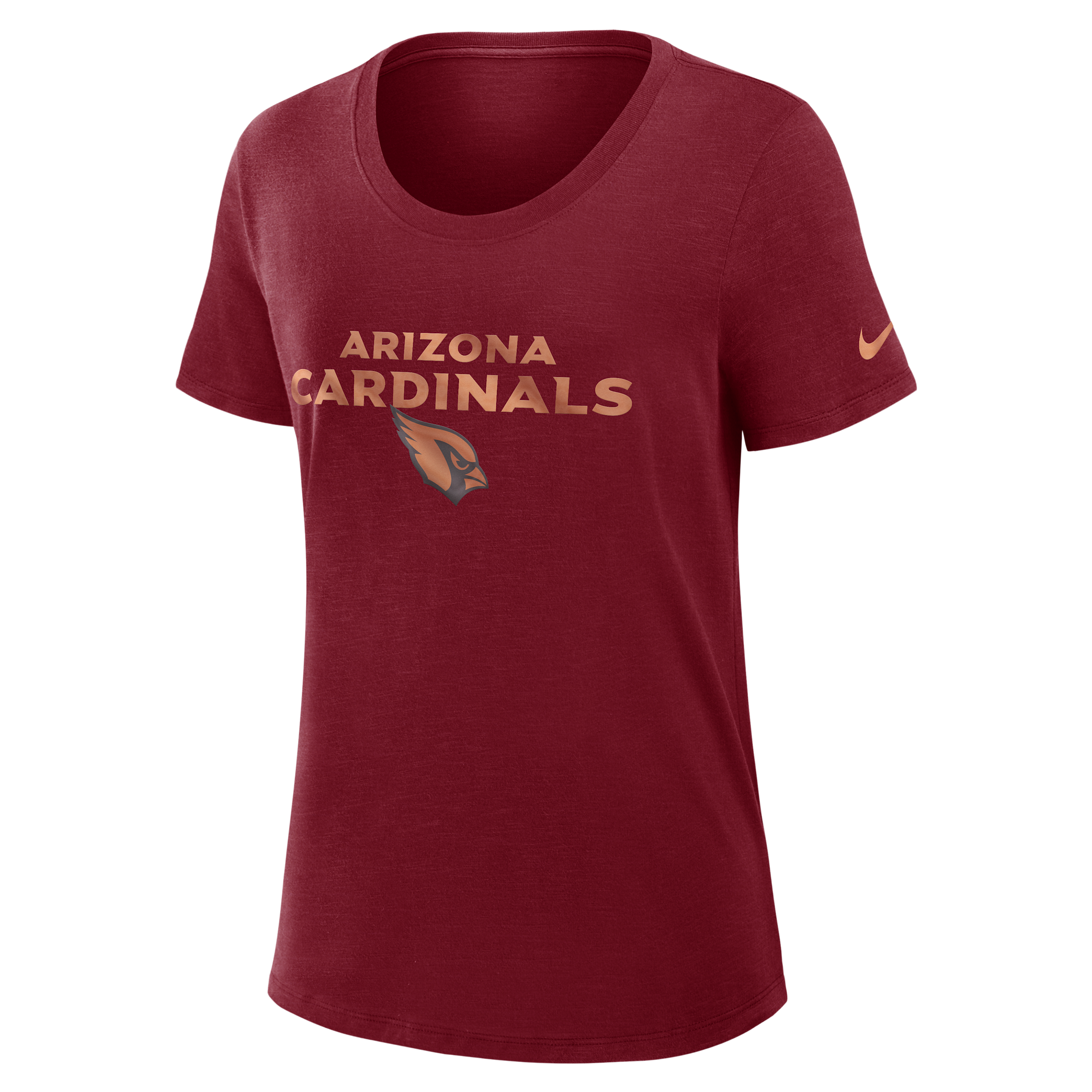 Nike Arizona Cardinals Rivalries Collection Slub Women's Dri-fit Nfl T-shirt In Burgundy