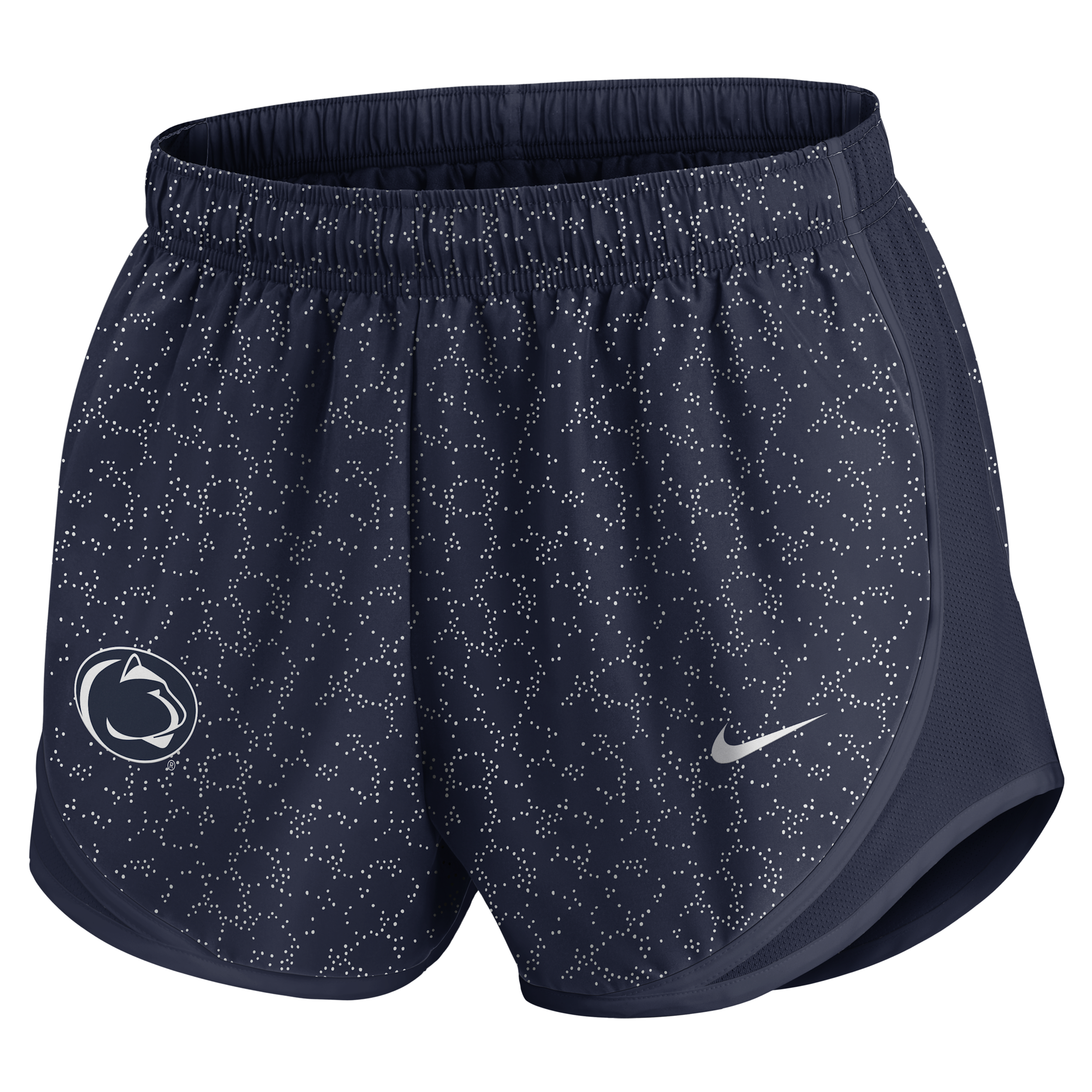 Nike Penn State Pattern Tempo Women's College Dri-fit Shorts In Blue