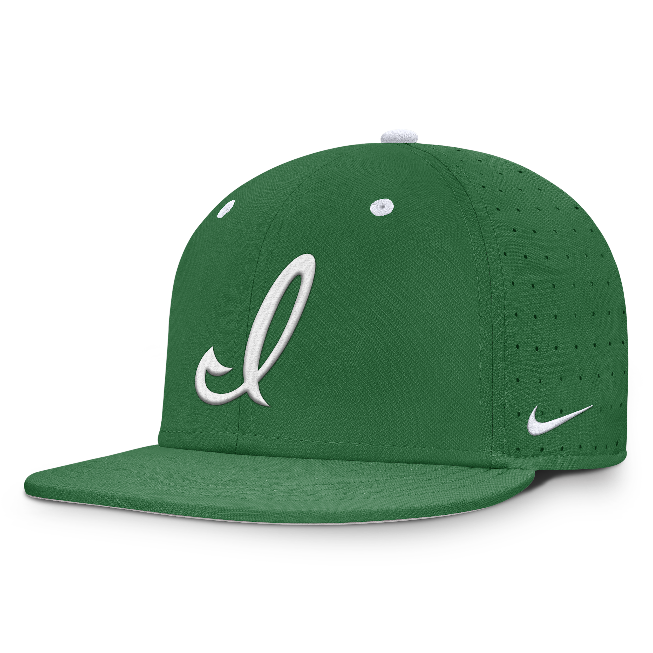 Iowa Dugout True Nike Men's Dri-FIT College Fitted Hat in Green | NC1430RIA-DG4