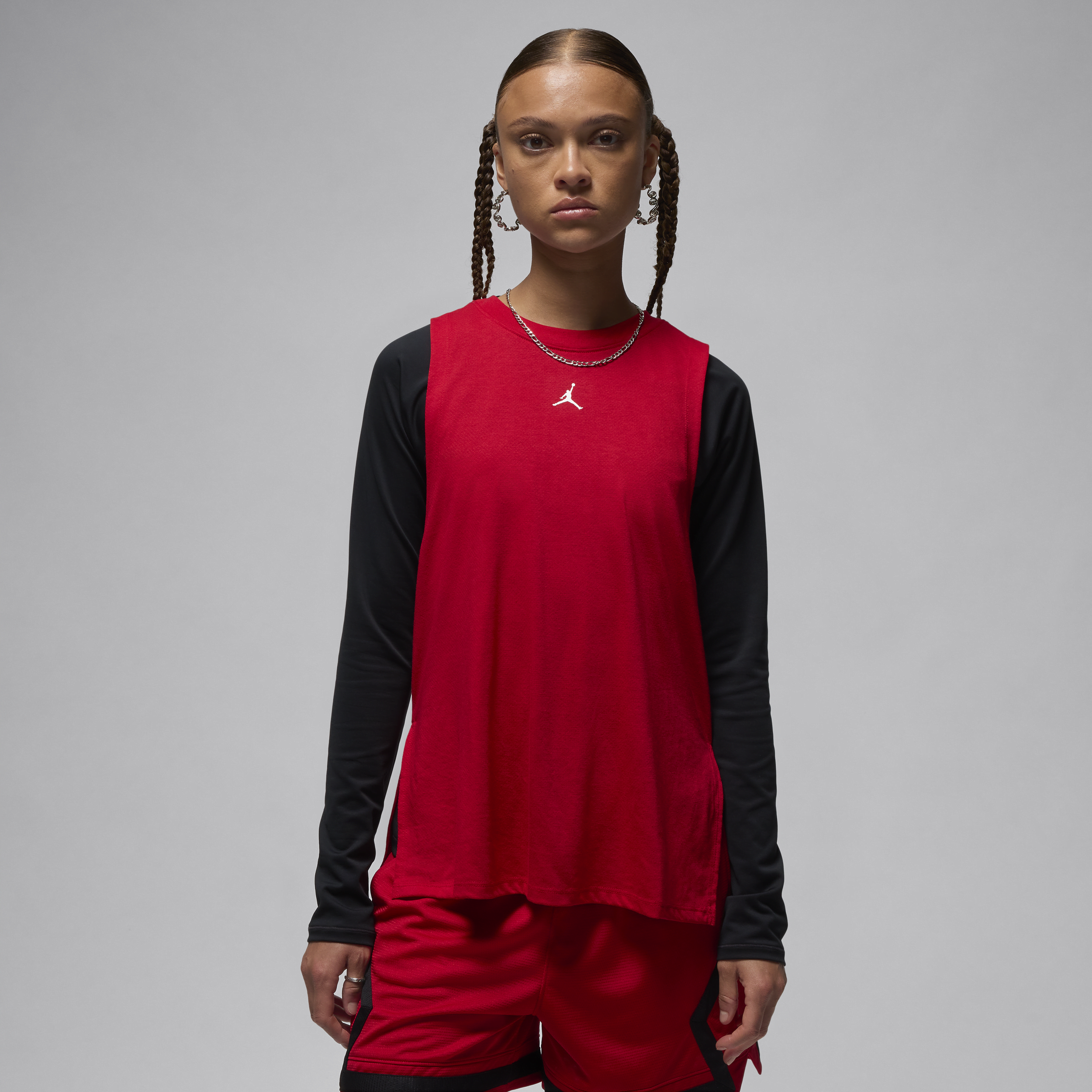 Jordan Women's Sport Diamond Tank Top In Red