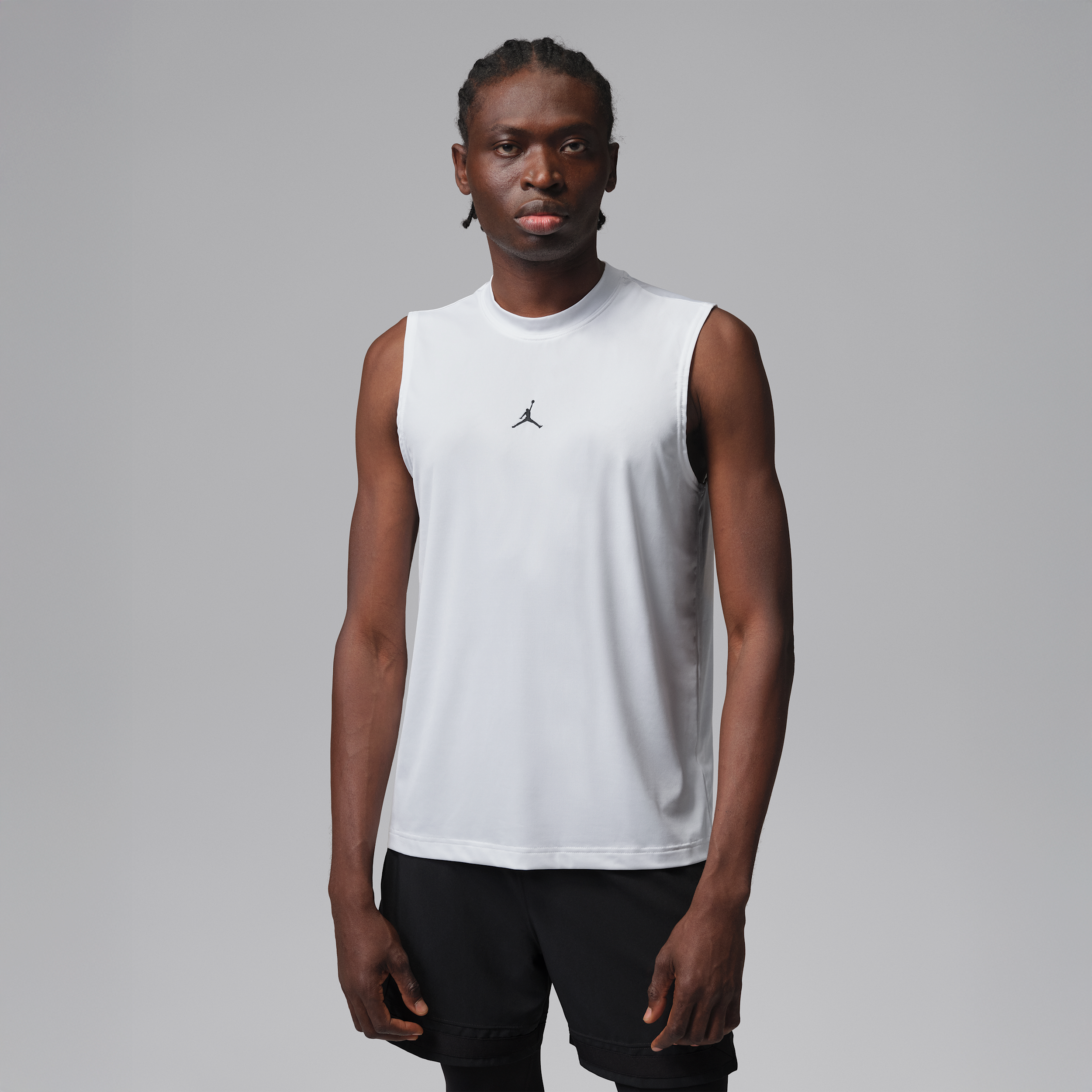Men's Jordan Sport Essentials Dri-FIT Sleeveless Top in White | IF0889-100
