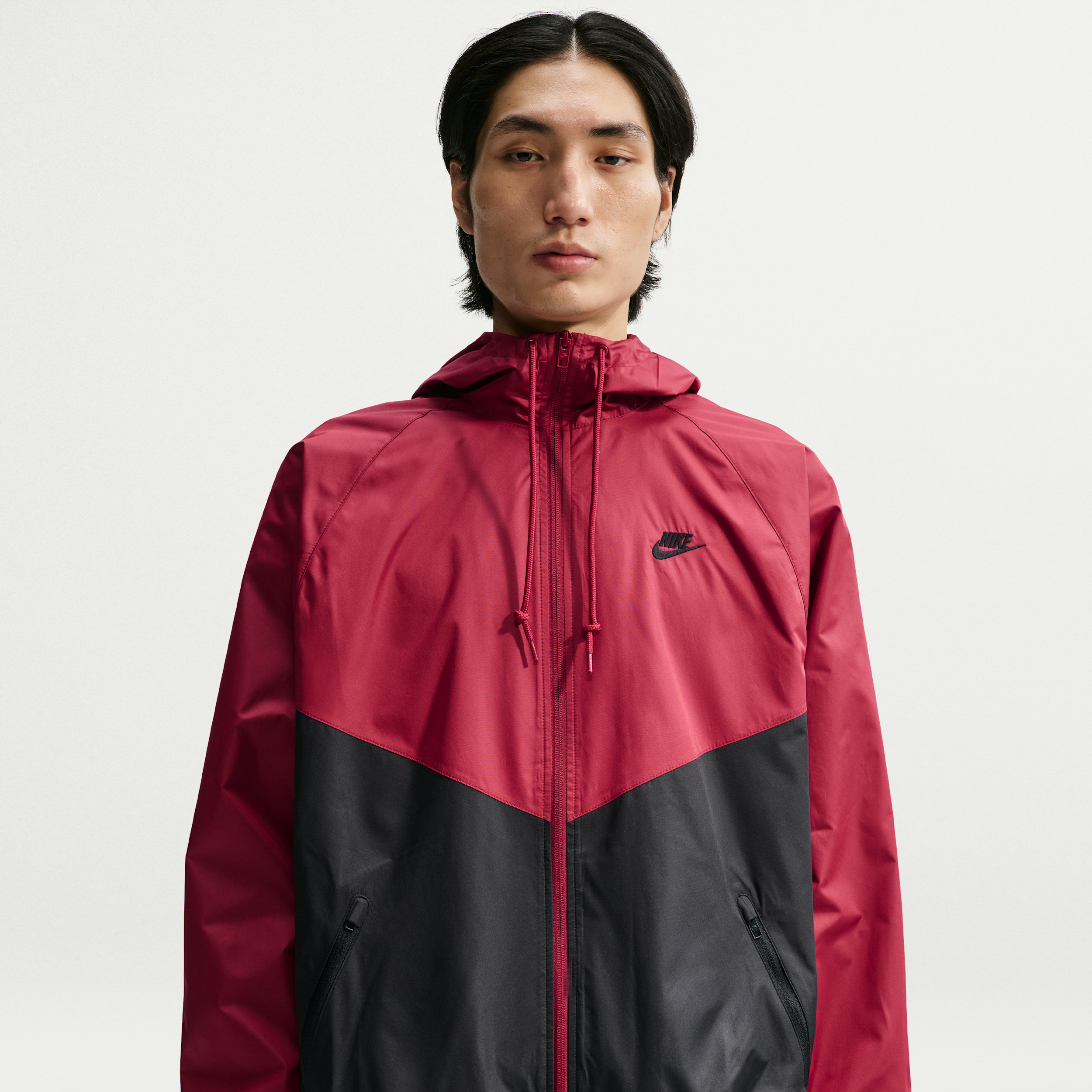 Nike Men's Windrunner Lined Jacket in Red | HV8369-613