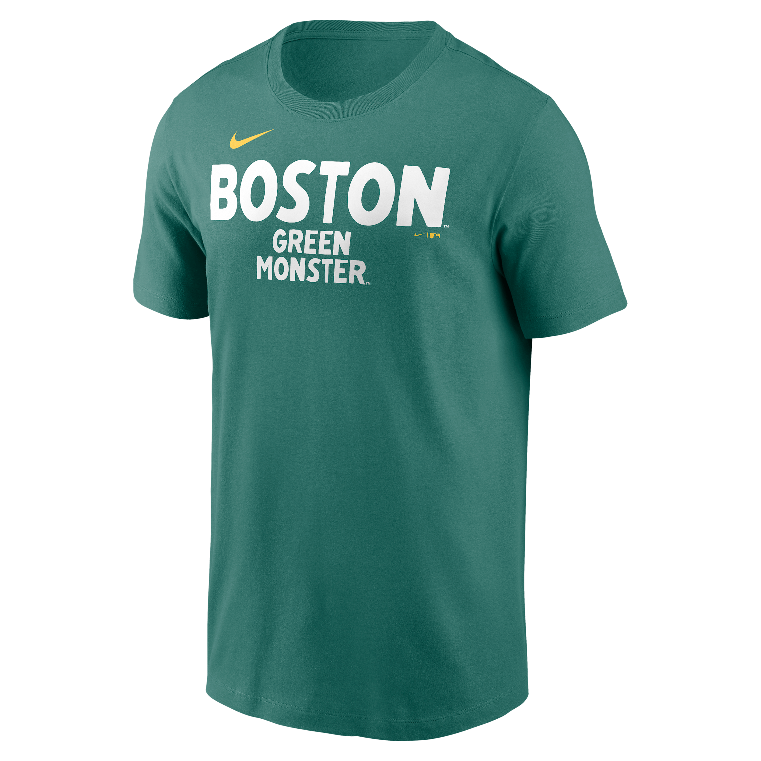 Boston Red Sox City Connect Wordmark Nike Men's MLB T-Shirt in Green | N1993CCBQ-APT