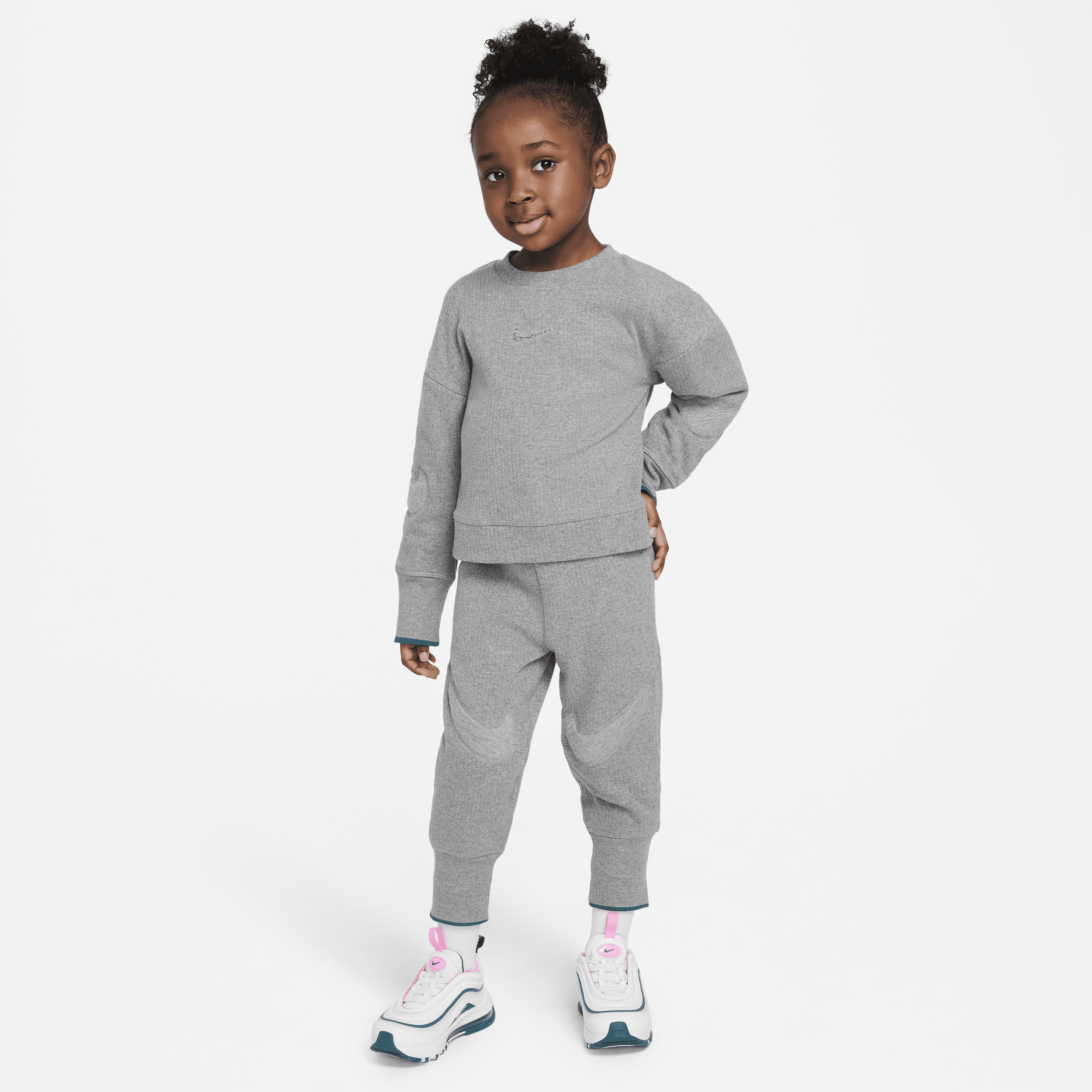Nike Babies' Readyset Toddler 2-piece Set In Grey