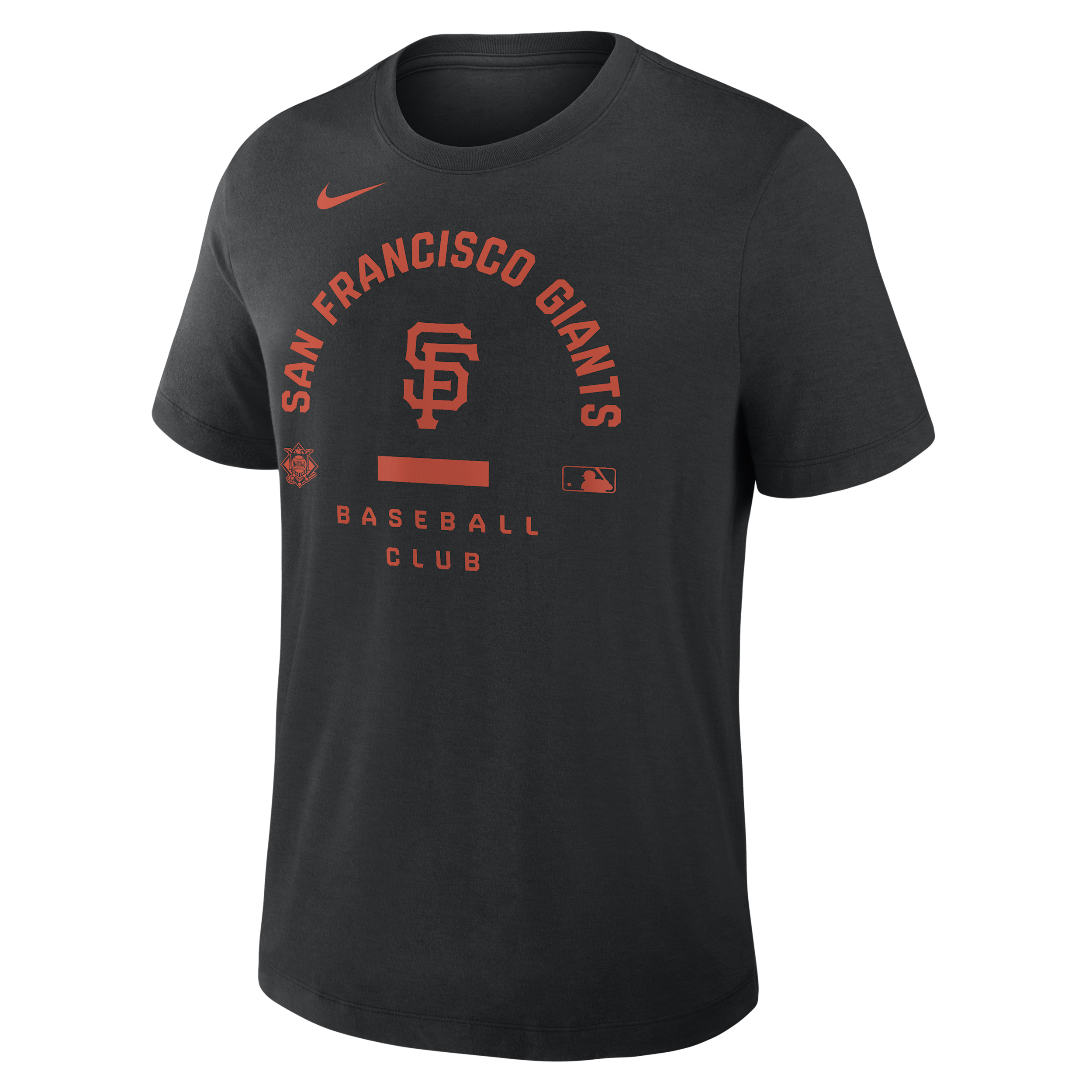 San Francisco Giants Authentic Collection Early Work Nike Men's Dri-FIT MLB T-Shirt in Black | 034J00AGIA-HXK