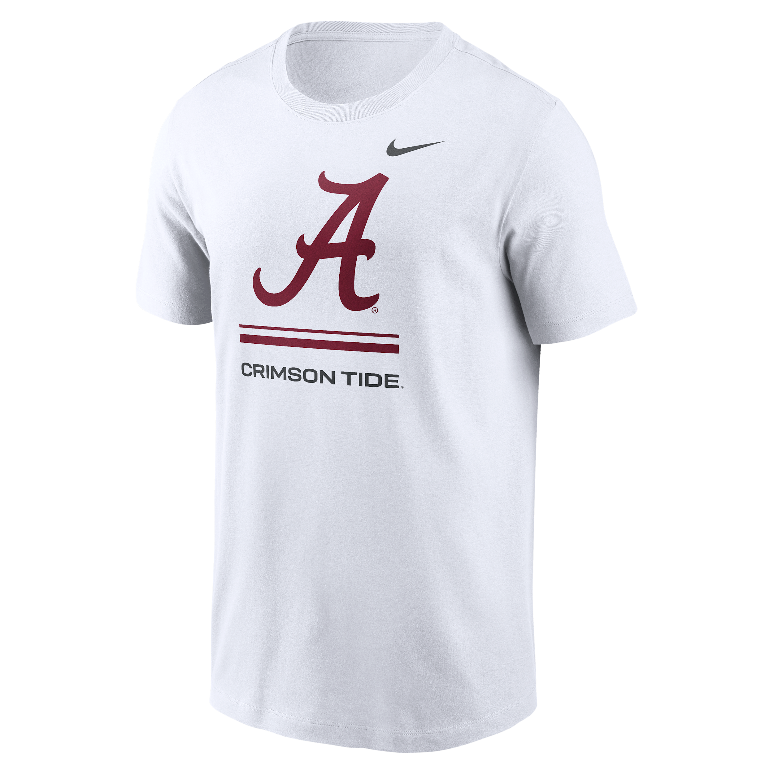 Alabama Sideline Nike Men's Dri-FIT College T-Shirt in White | 02ET10AABN-ZK0