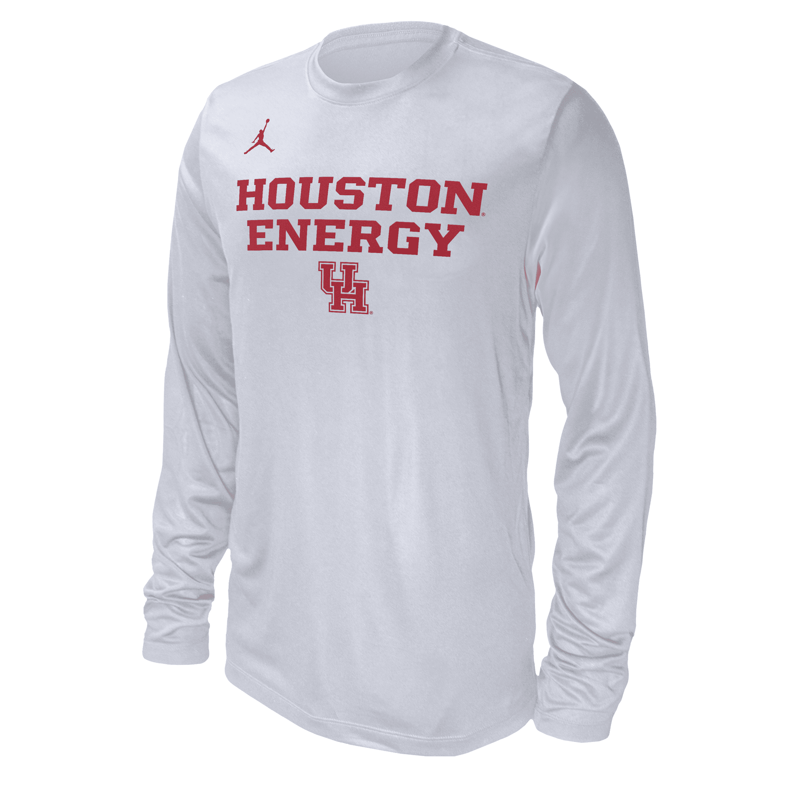 Nike Men's Houston  College Long-sleeve T-shirt In White