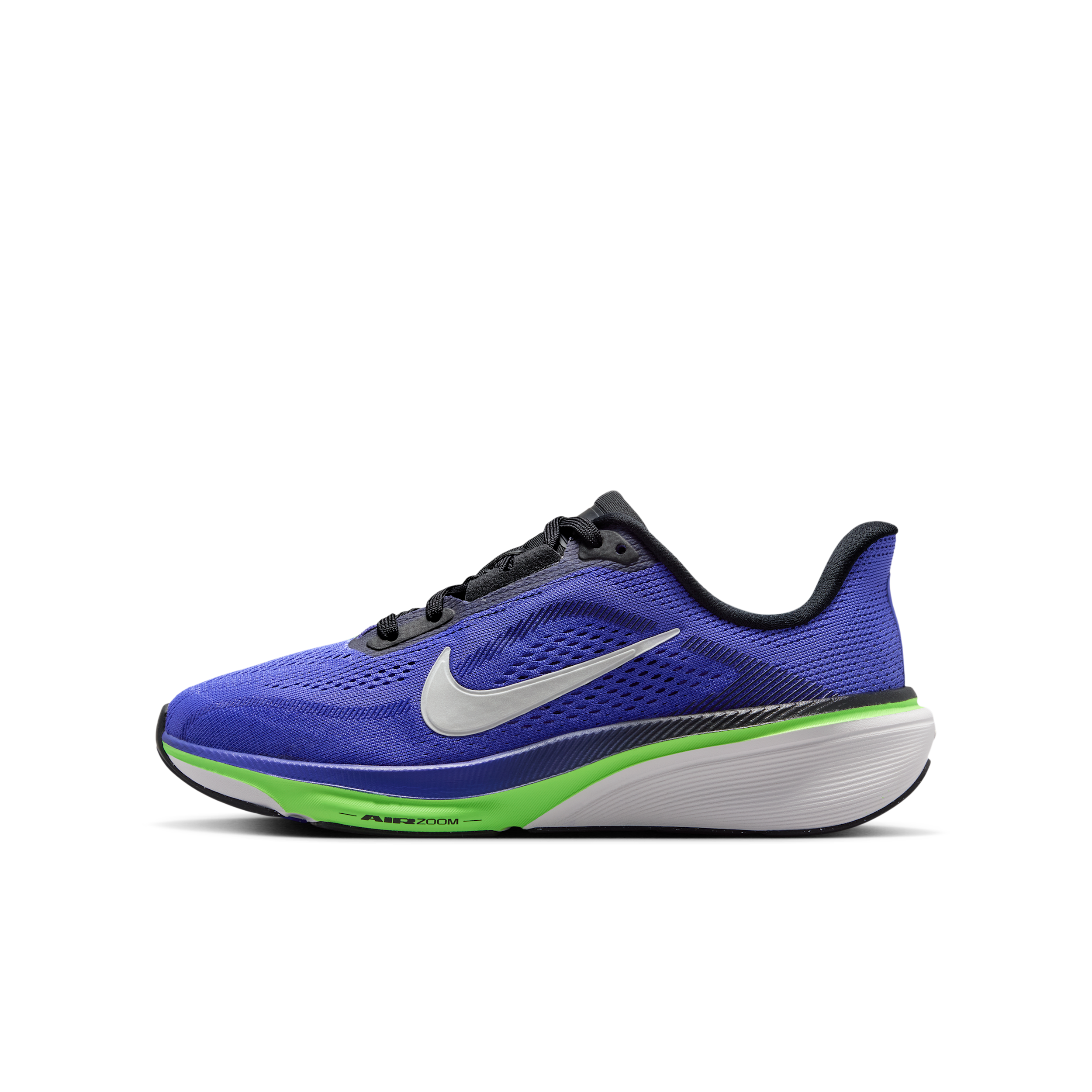 Nike Big Kids Pegasus 42 Running Shoes in Sapphire/Lapis/Lime Blast Size: 6.0