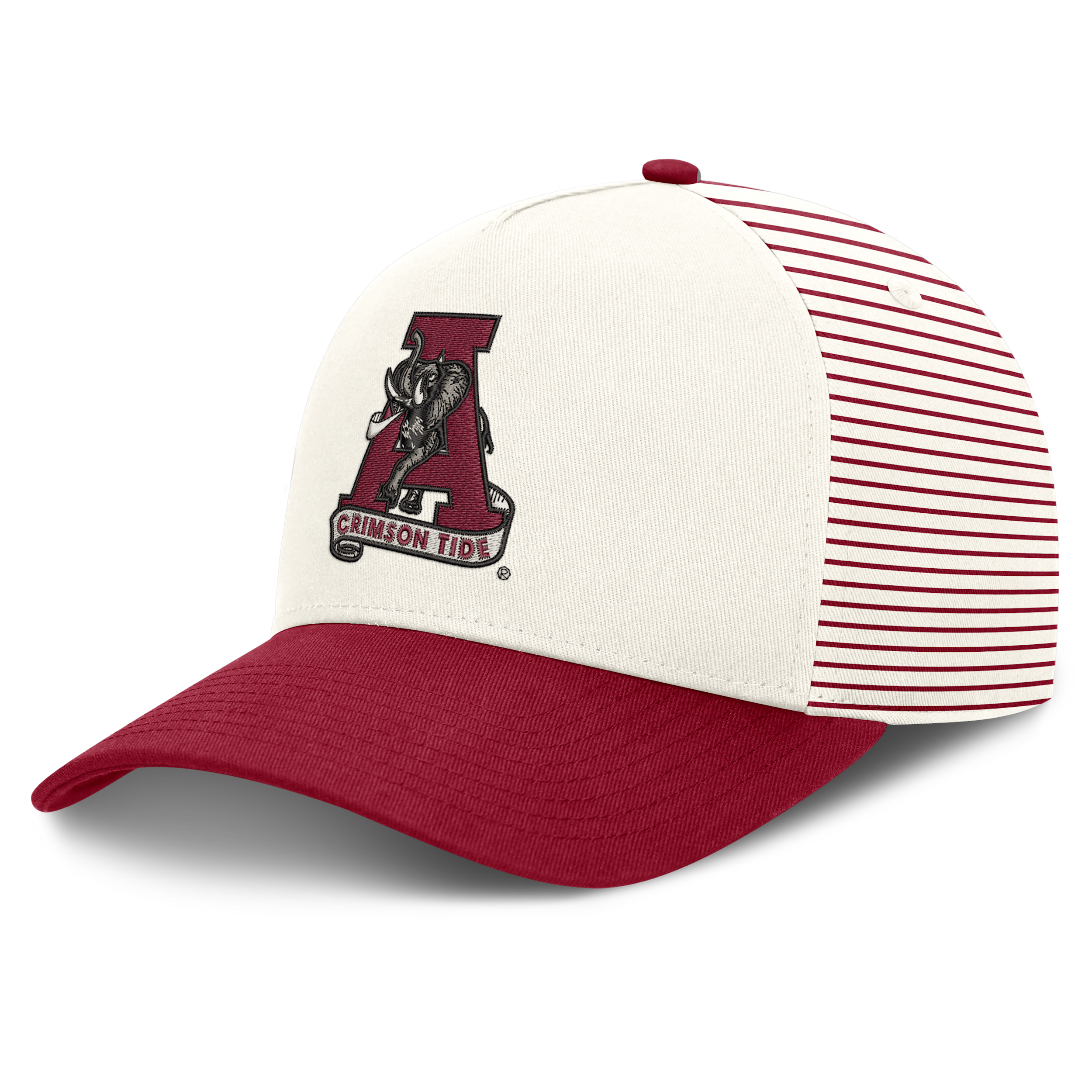 Alabama Rise Nike Unisex Dri-FIT College A-Frame Adjustable Hat in White | NC2B0L2VABV-9PN