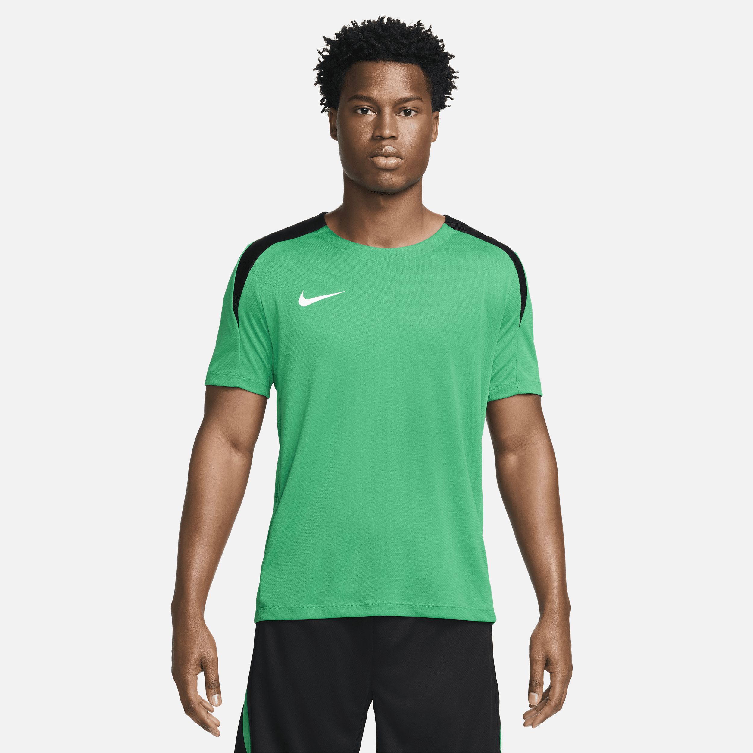 Shop Nike Men's Strike Dri-fit Short-sleeve Soccer Top In Green