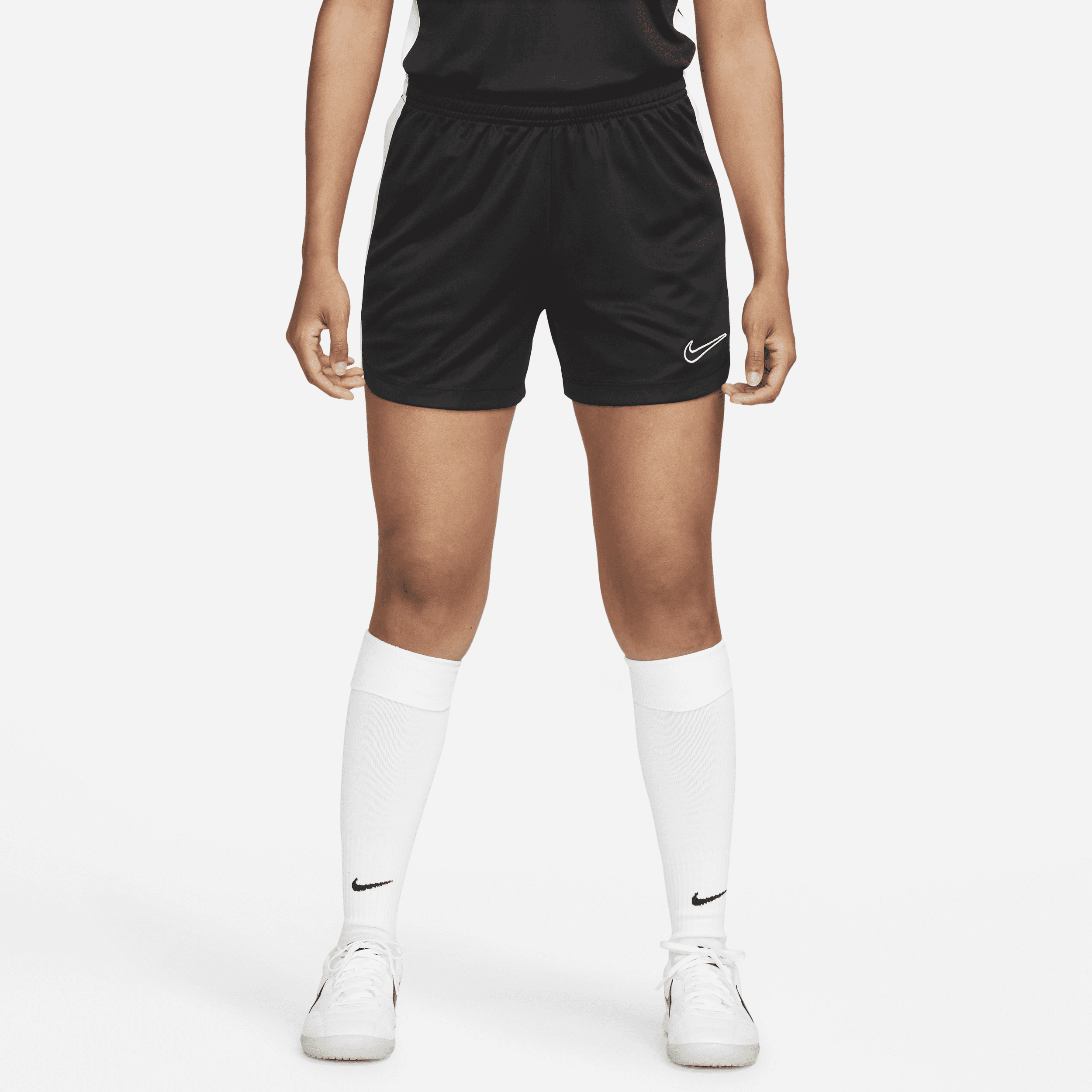 Nike Women's Dri-fit Academy 23 Soccer Shorts In Black/white