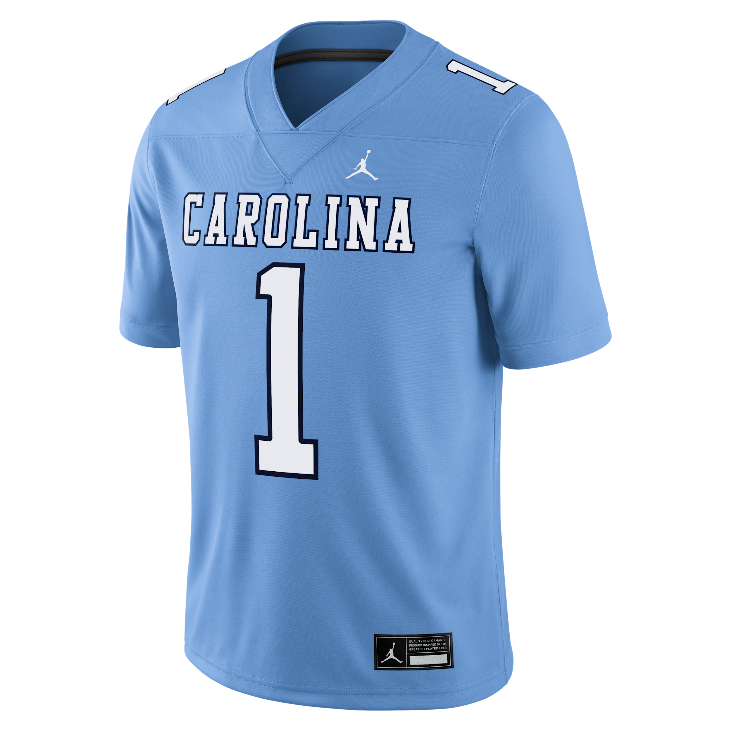 Men's North Carolina Jordan Brand Dri-FIT College Game Jersey in Blue | JC2F0IYYNCN-U8J