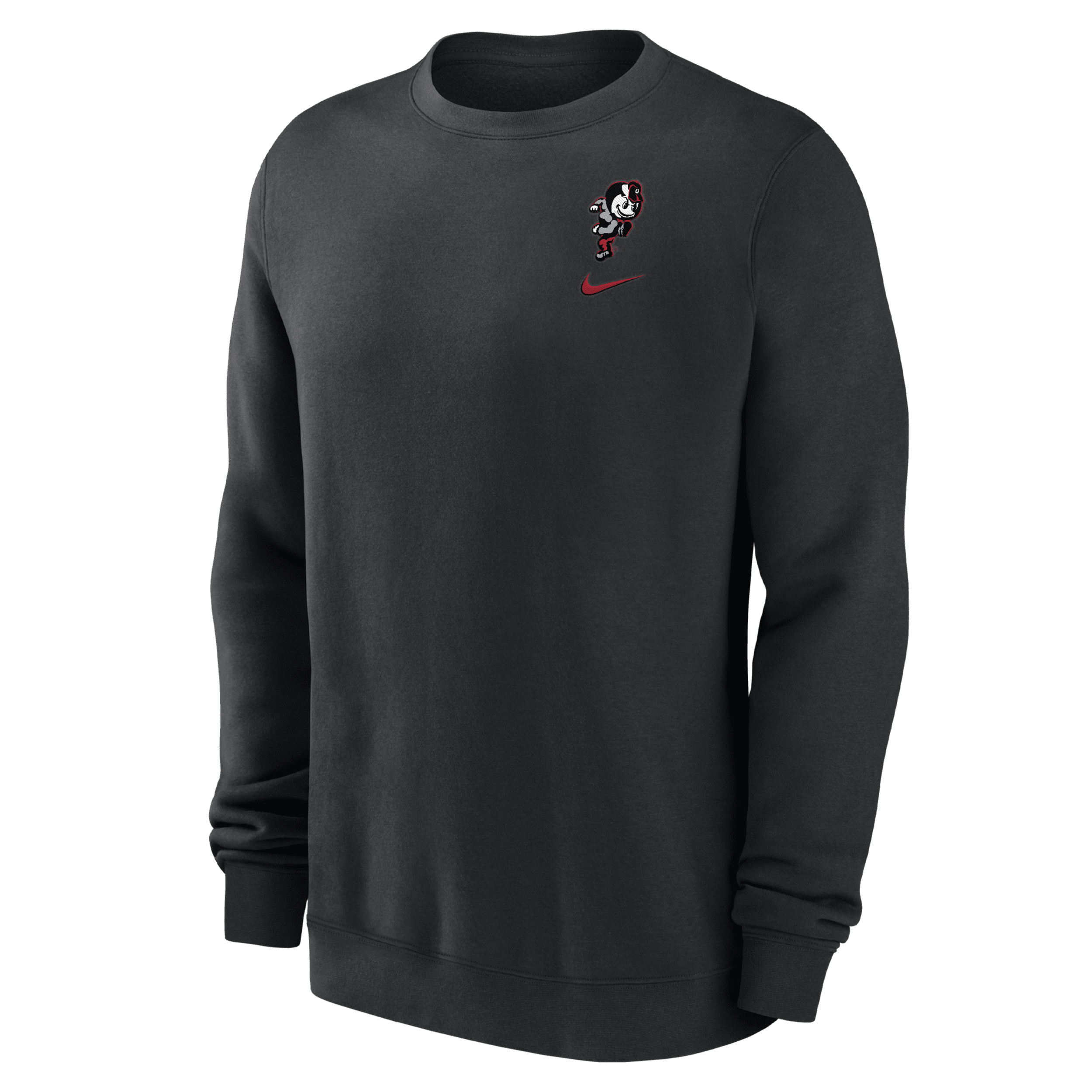Shop Nike Ohio State Club Fleece  Men's College Sweatshirt In Black