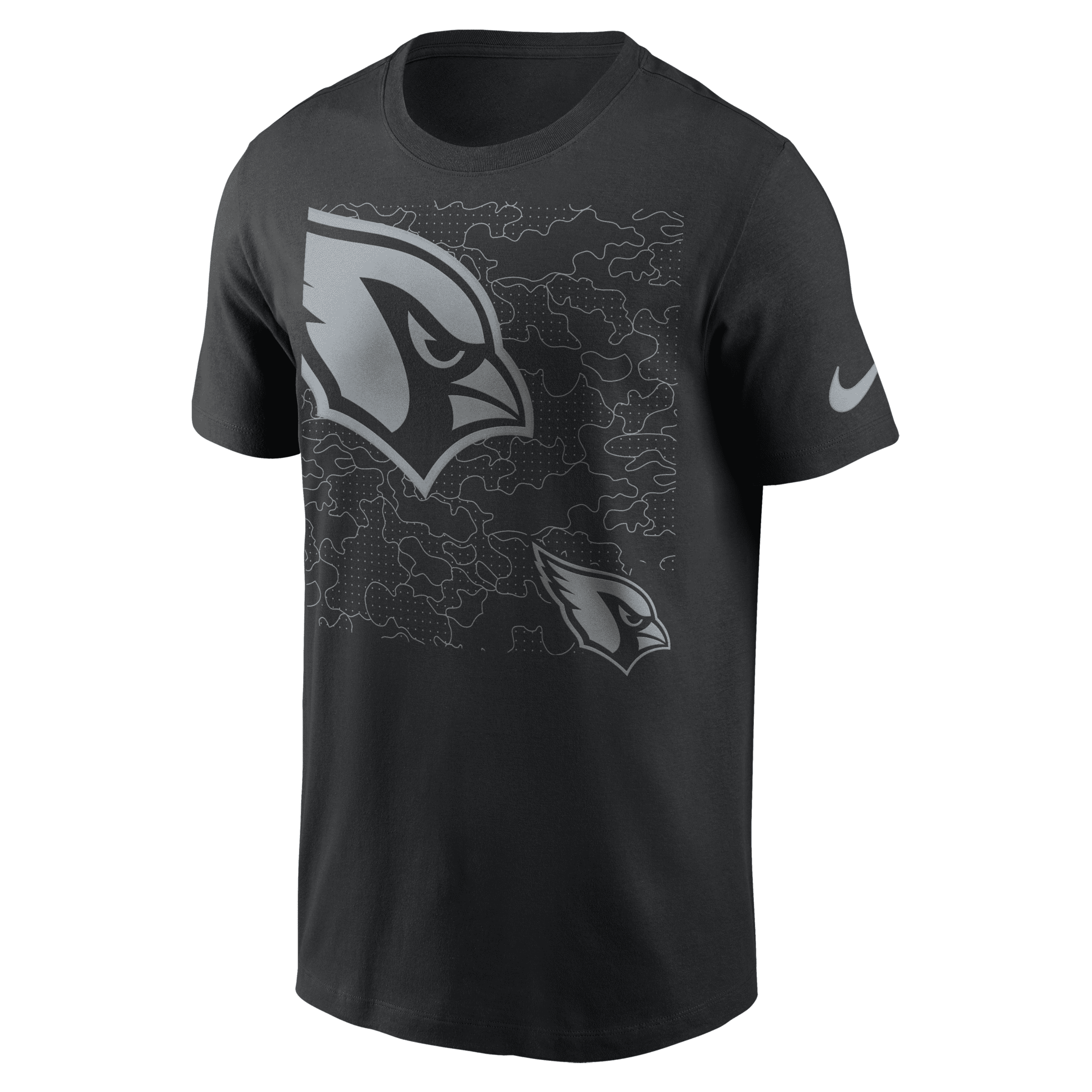 Nike Men's Rflctv Logo (nfl Arizona Cardinals) T-shirt In Black