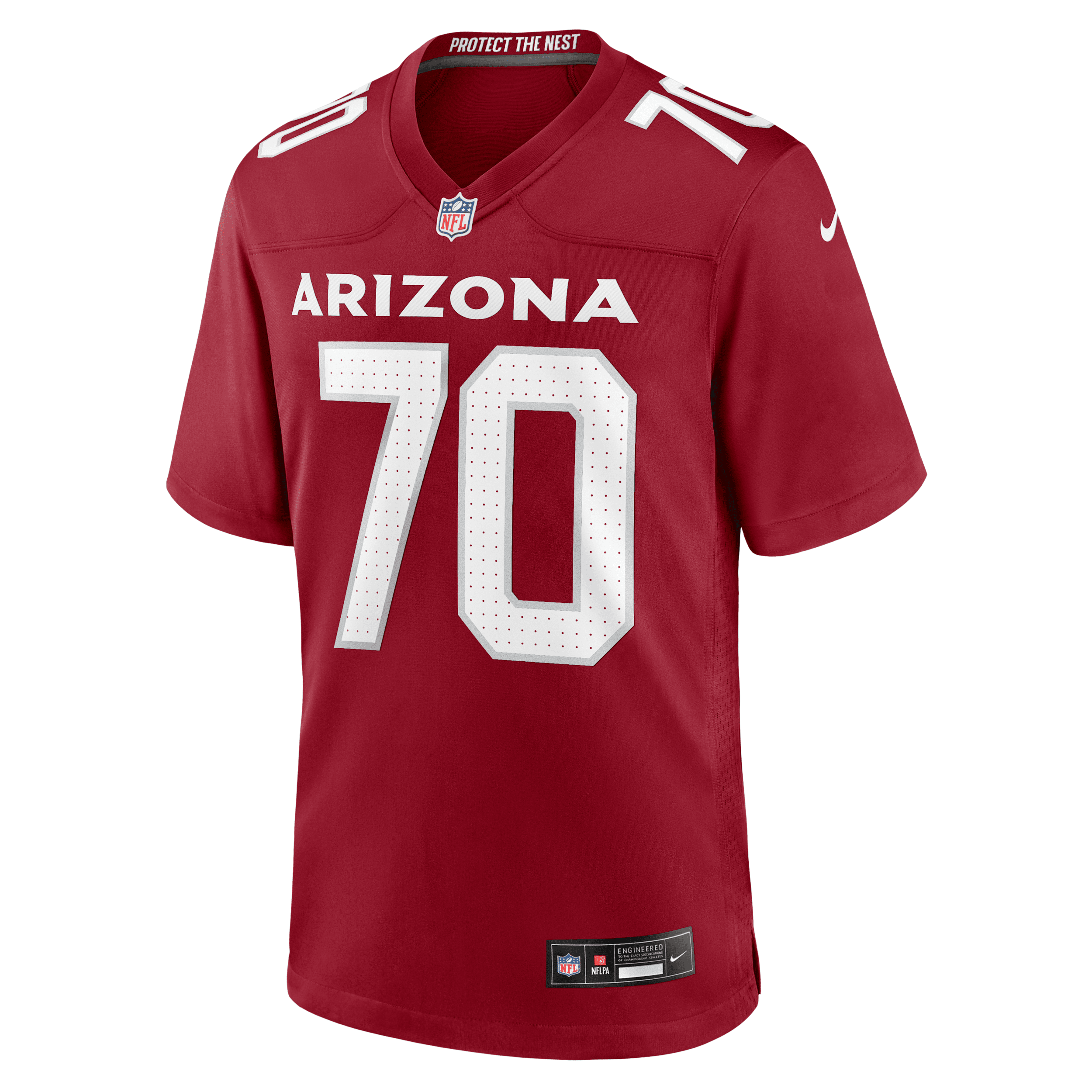 Paris Johnson Jr. Arizona Cardinals Nike Men's NFL Game Football Jersey in Red | 67NM02PJ9CF-000