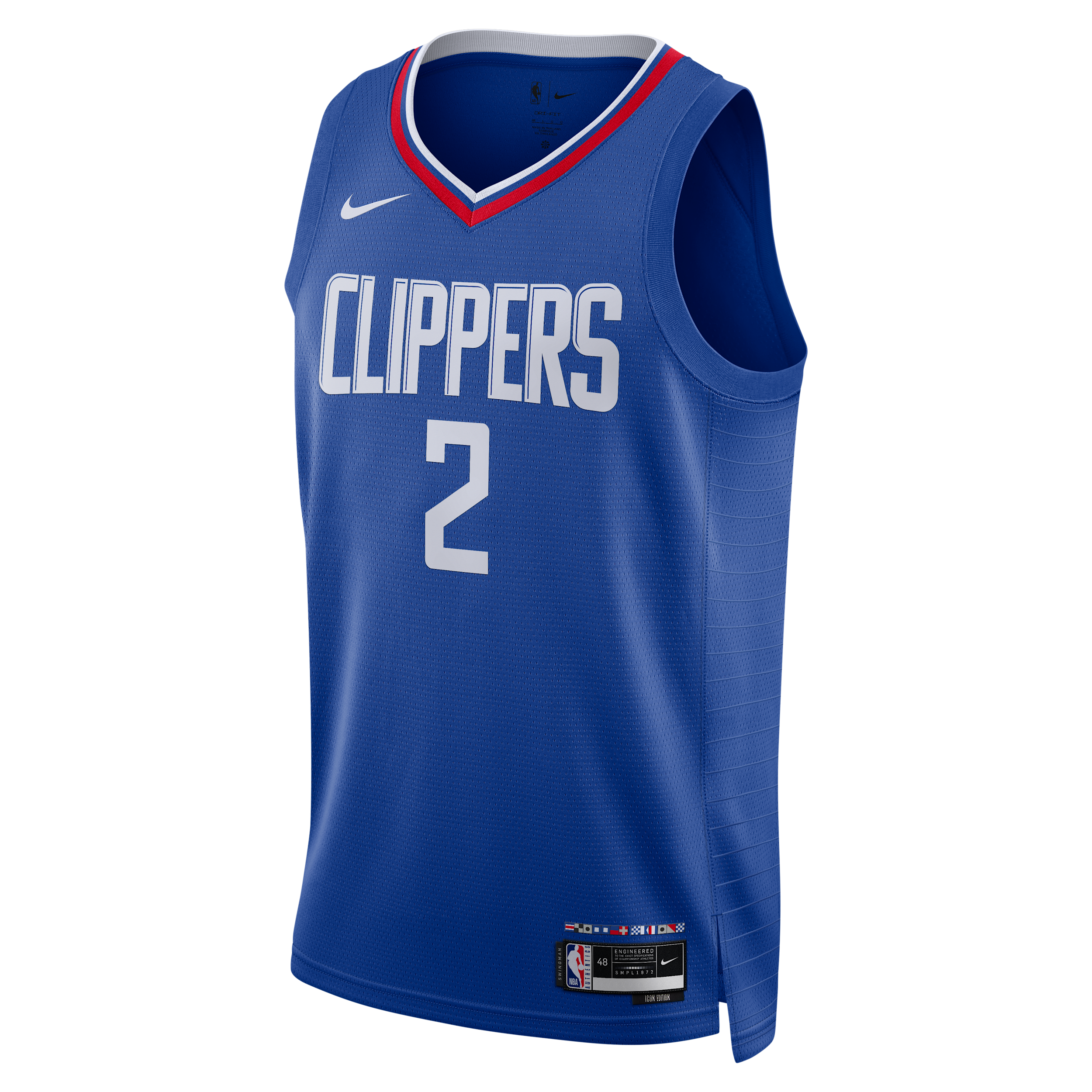 LA Clippers Icon Edition Nike Men’s Dri-FIT NBA Swingman Jersey in Blue | DN2008-400